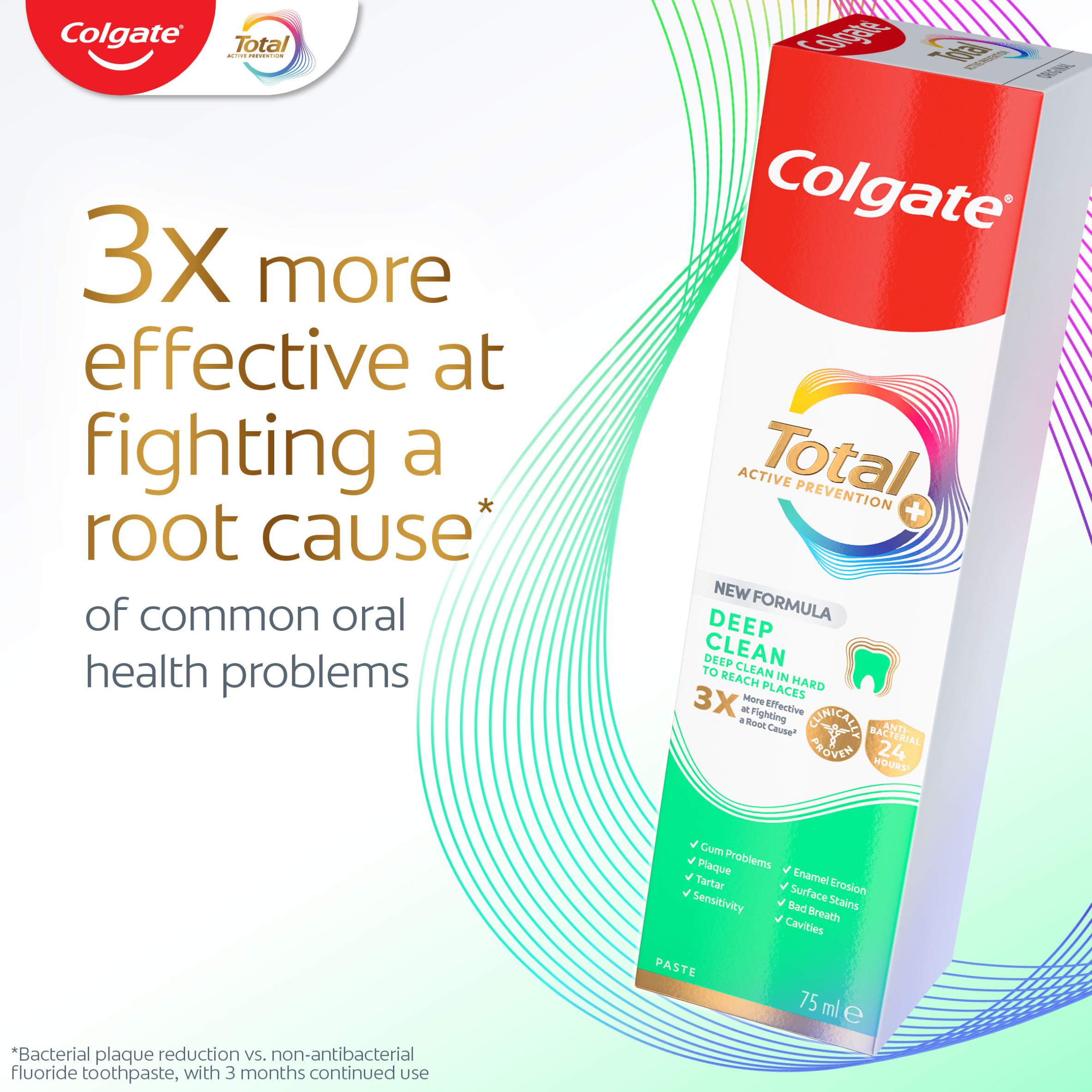 Colgate Total Active Prevention + Deep Clean Toothpaste 125ml thumbnail 2