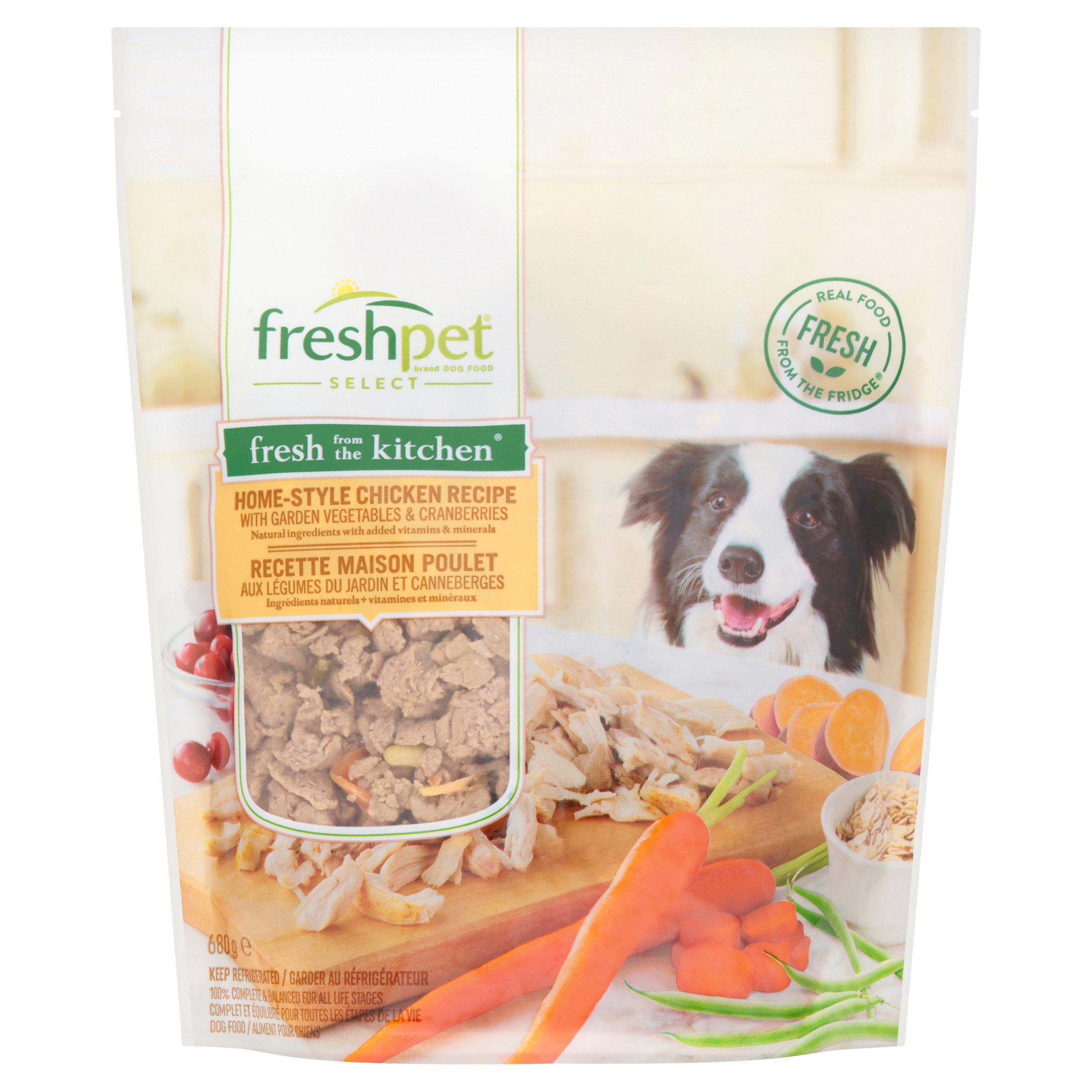 Freshpet Select Home Style Chicken Recipe with Garden Vegetables & Cranberries 680g