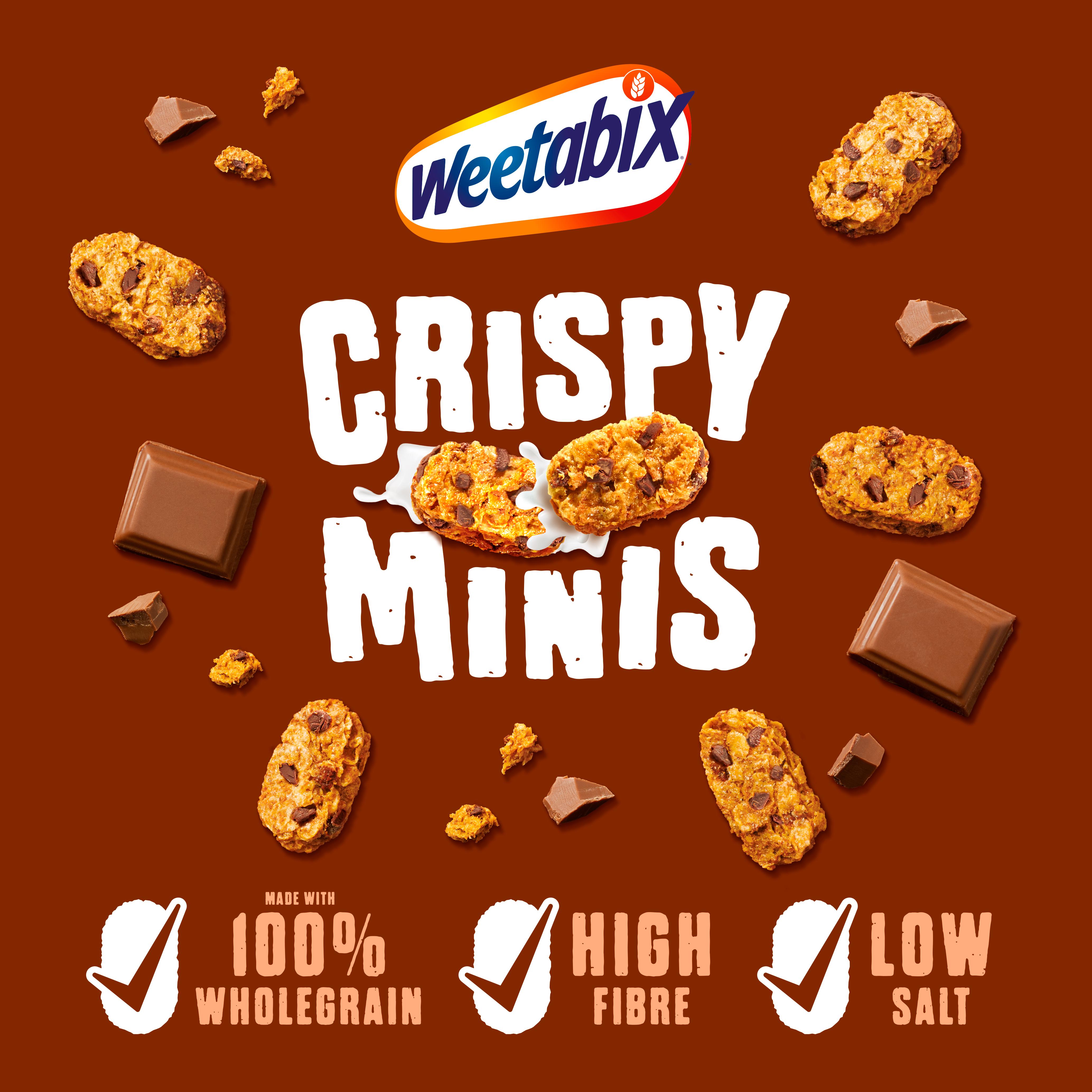 Weetabix 500g Crispy Minis Chocolate Chip Breakfast Cereal thumbnail 5
