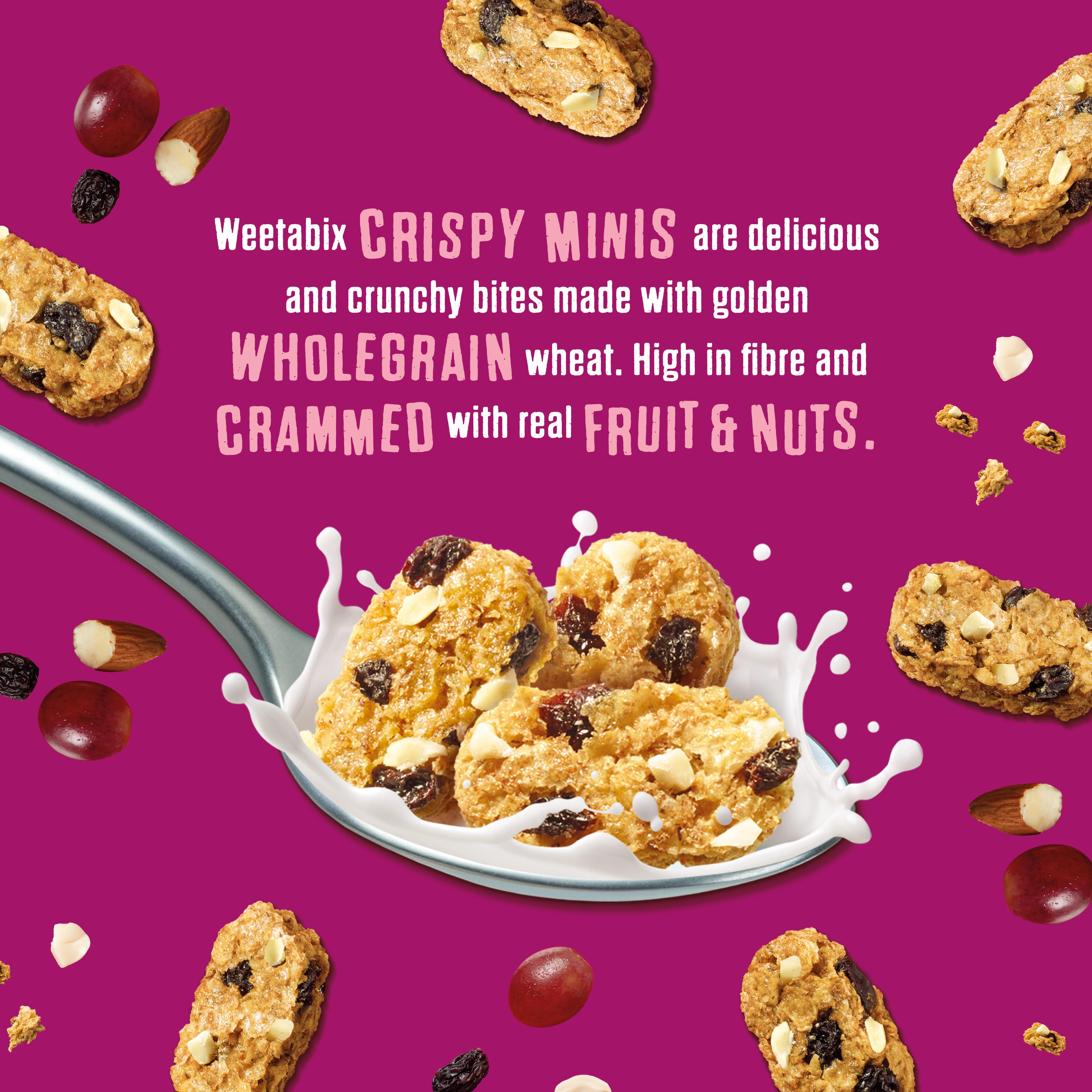 Weetabix 500g Crispy Minis Fruit & Nut Breakfast Cereal thumbnail 4