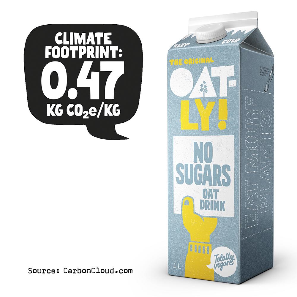 Oatly Oat Drink No Sugars Chilled 1L thumbnail 2