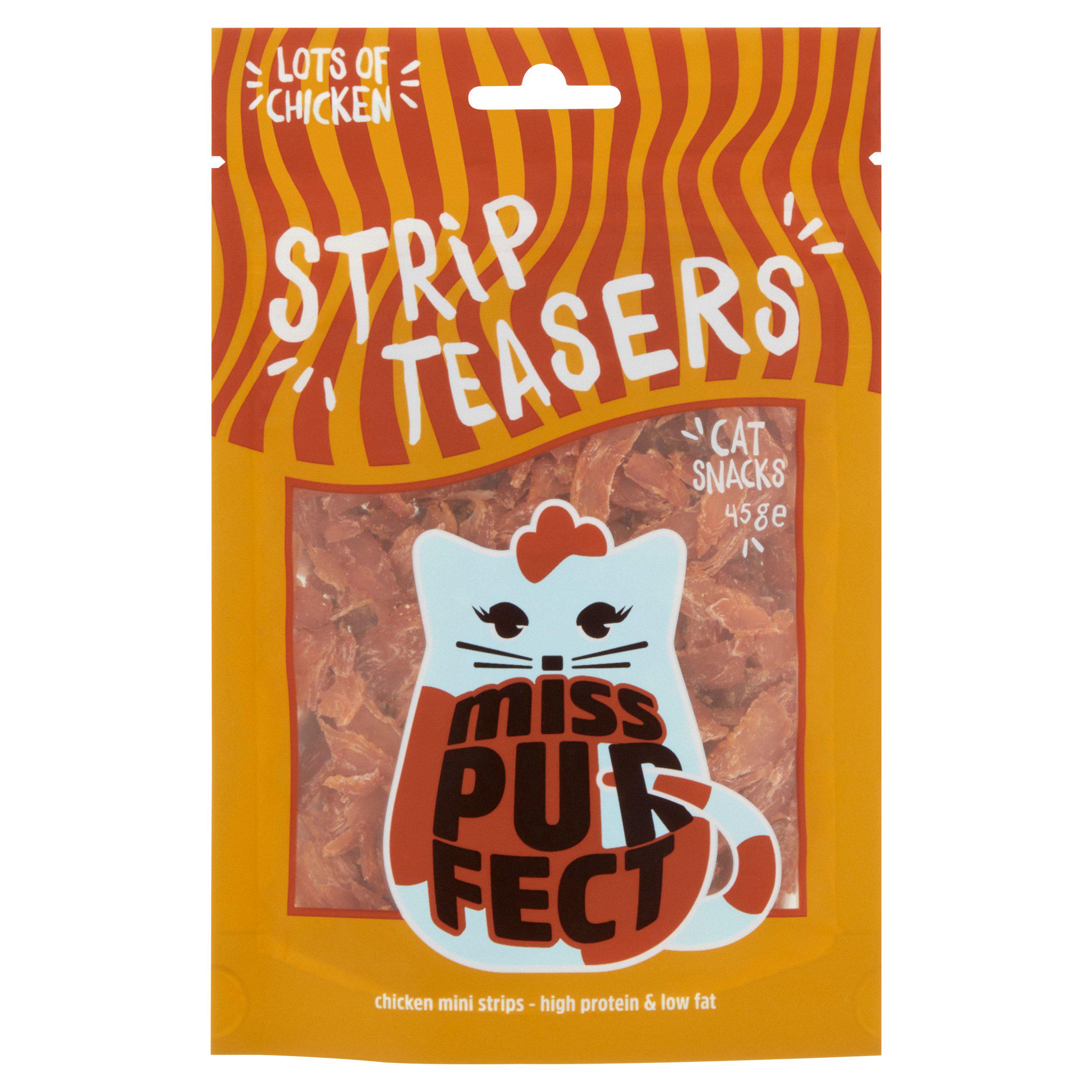 Miss Purfect Strip Teasers Cat Snacks 45g