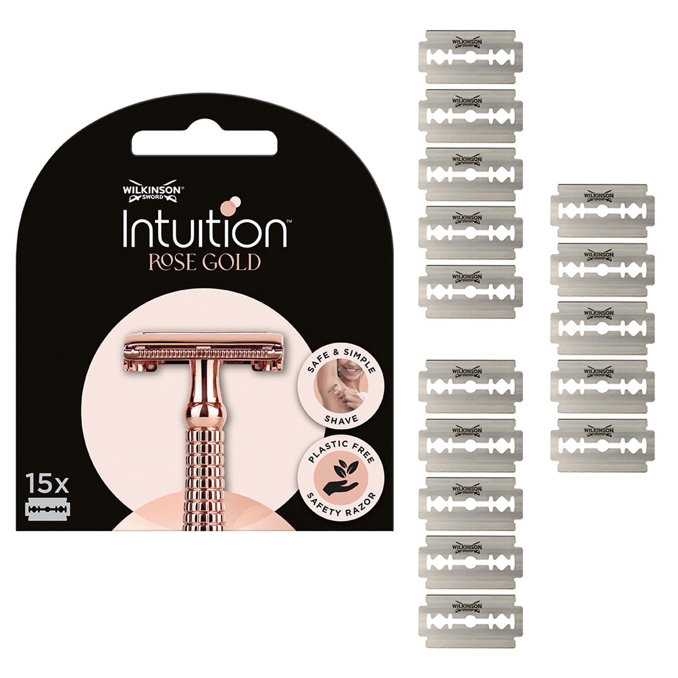 Wilkinson Sword Intuition Rose Gold Blade Refills x15