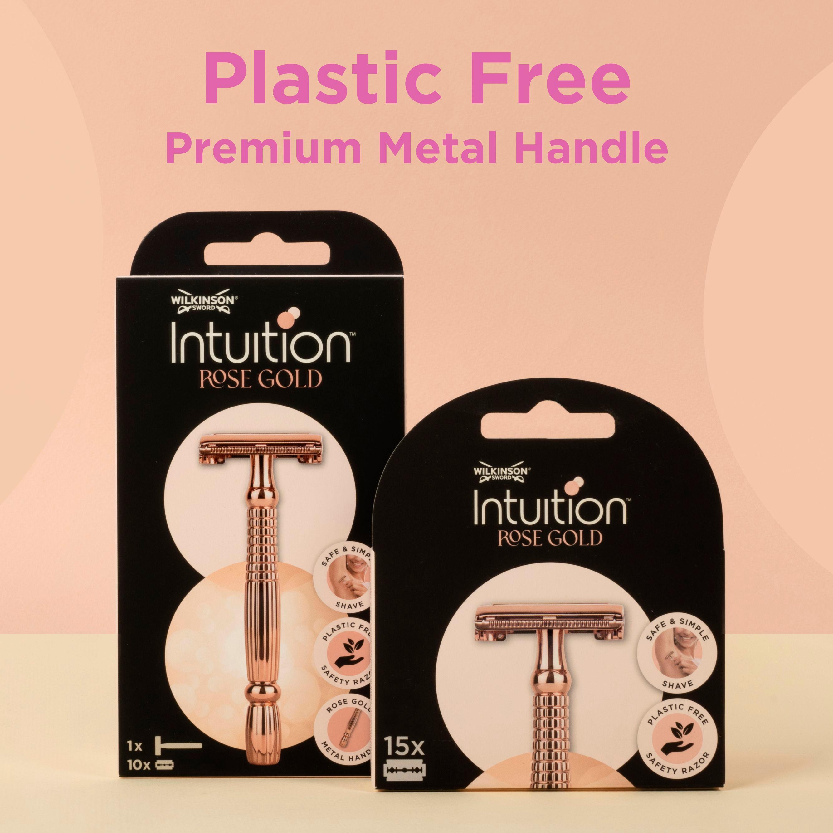 Wilkinson Sword Intuition Rose Gold Blade Refills x15 thumbnail 5
