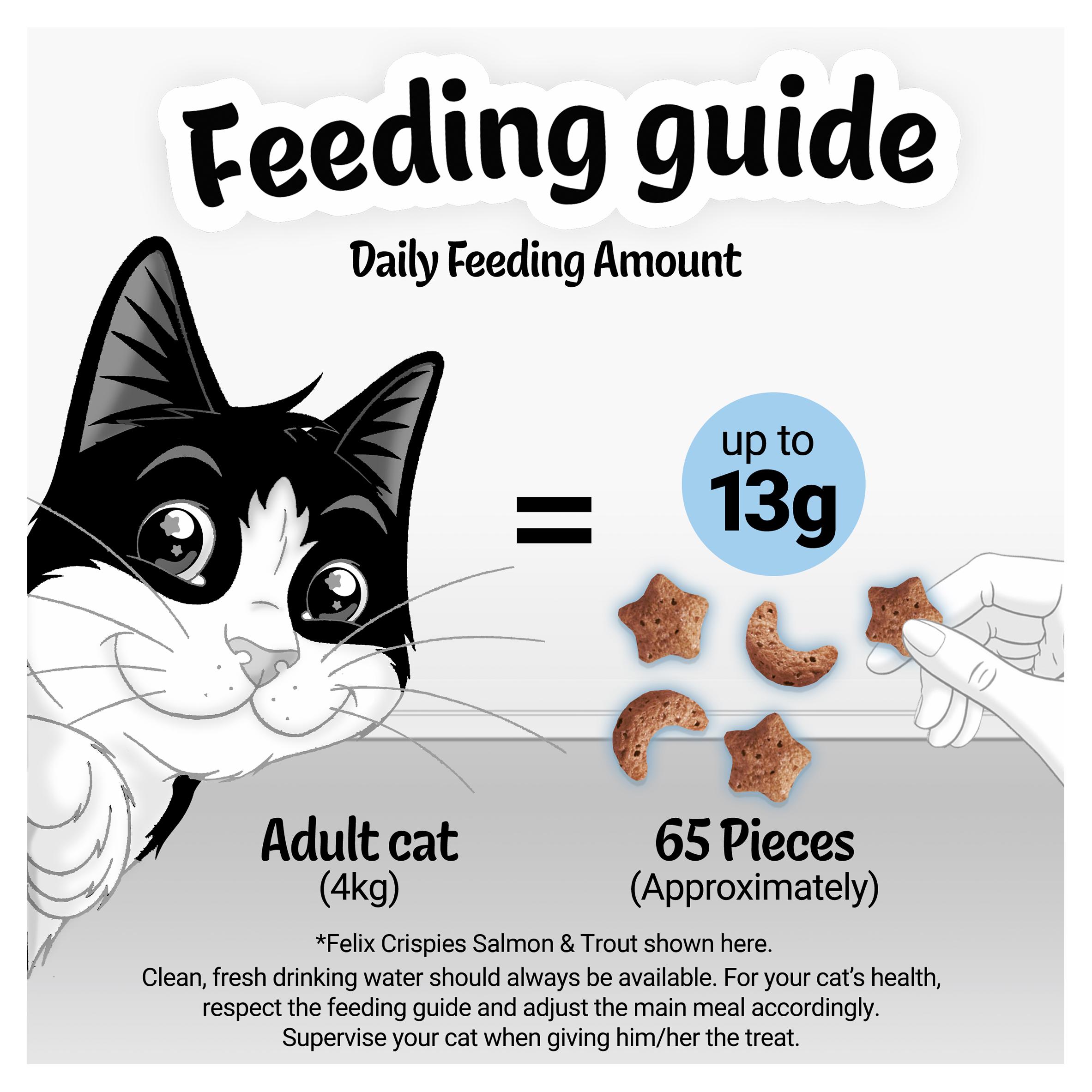 Felix Crispies Salmon and Trout Cat Treats 45g thumbnail 6