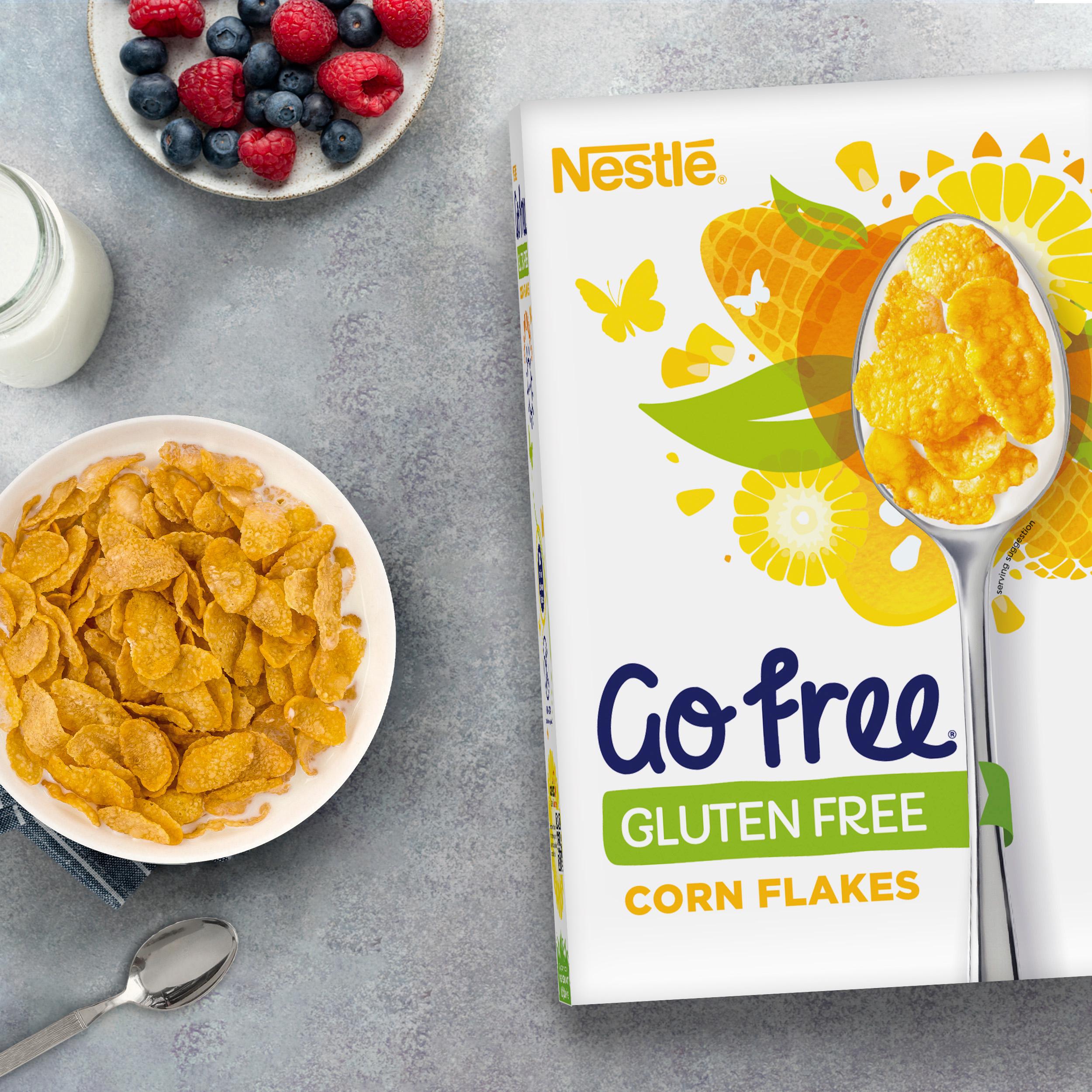 Nestle Go Free Gluten Free Cornflakes Cereal 375g thumbnail 2