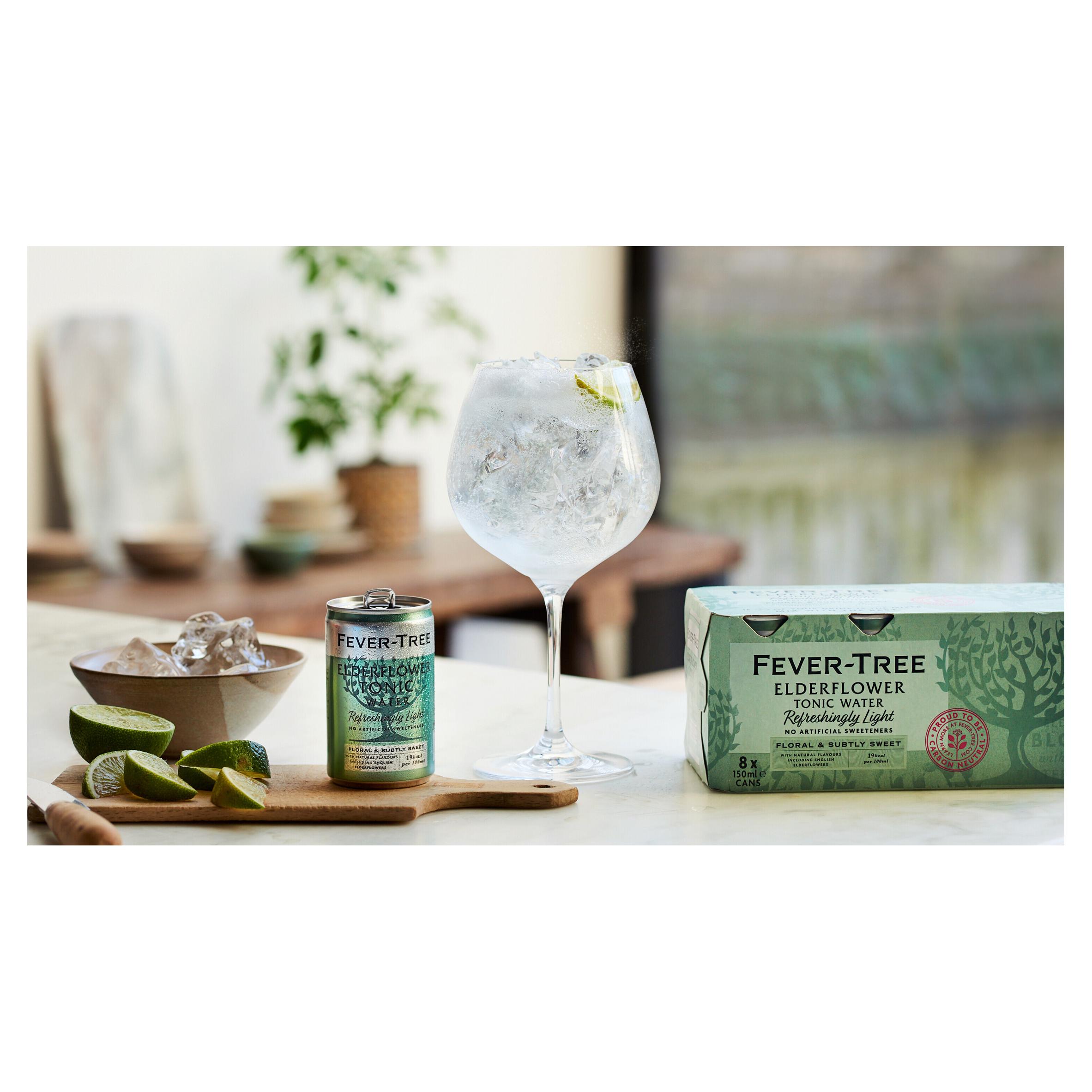 Fever-Tree Light Elderflower Tonic Water 8x150ml thumbnail 2