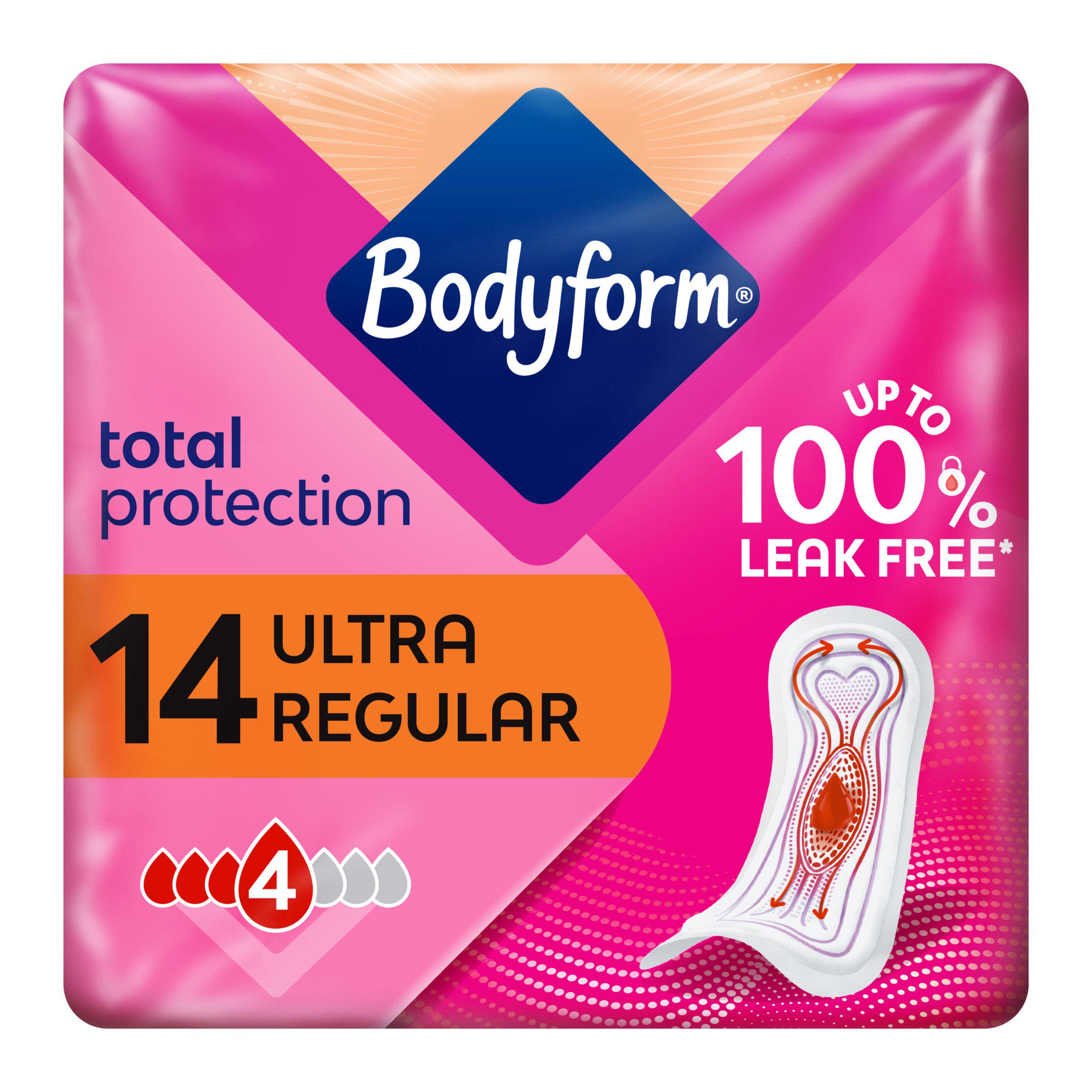 Bodyform Cour V Ultra Normal Sanitary Towels x14