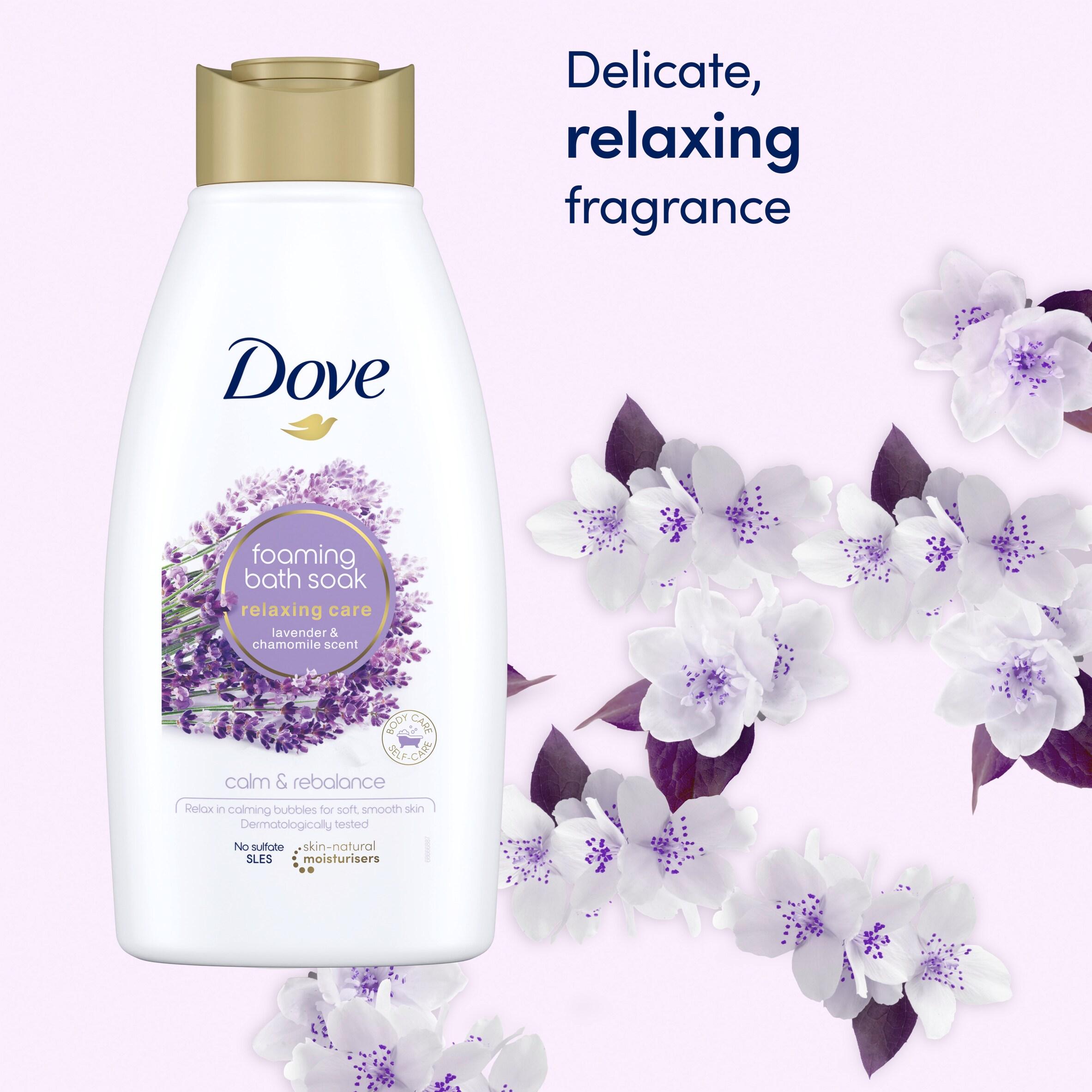 Dove Relaxing Care Bath Soak 450ml thumbnail 3