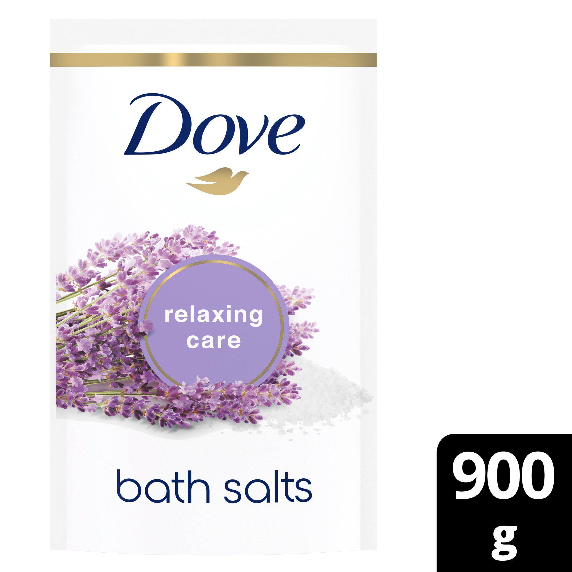 Dove Bath Salts Pouch Relaxing Care Lavender & Chamomile