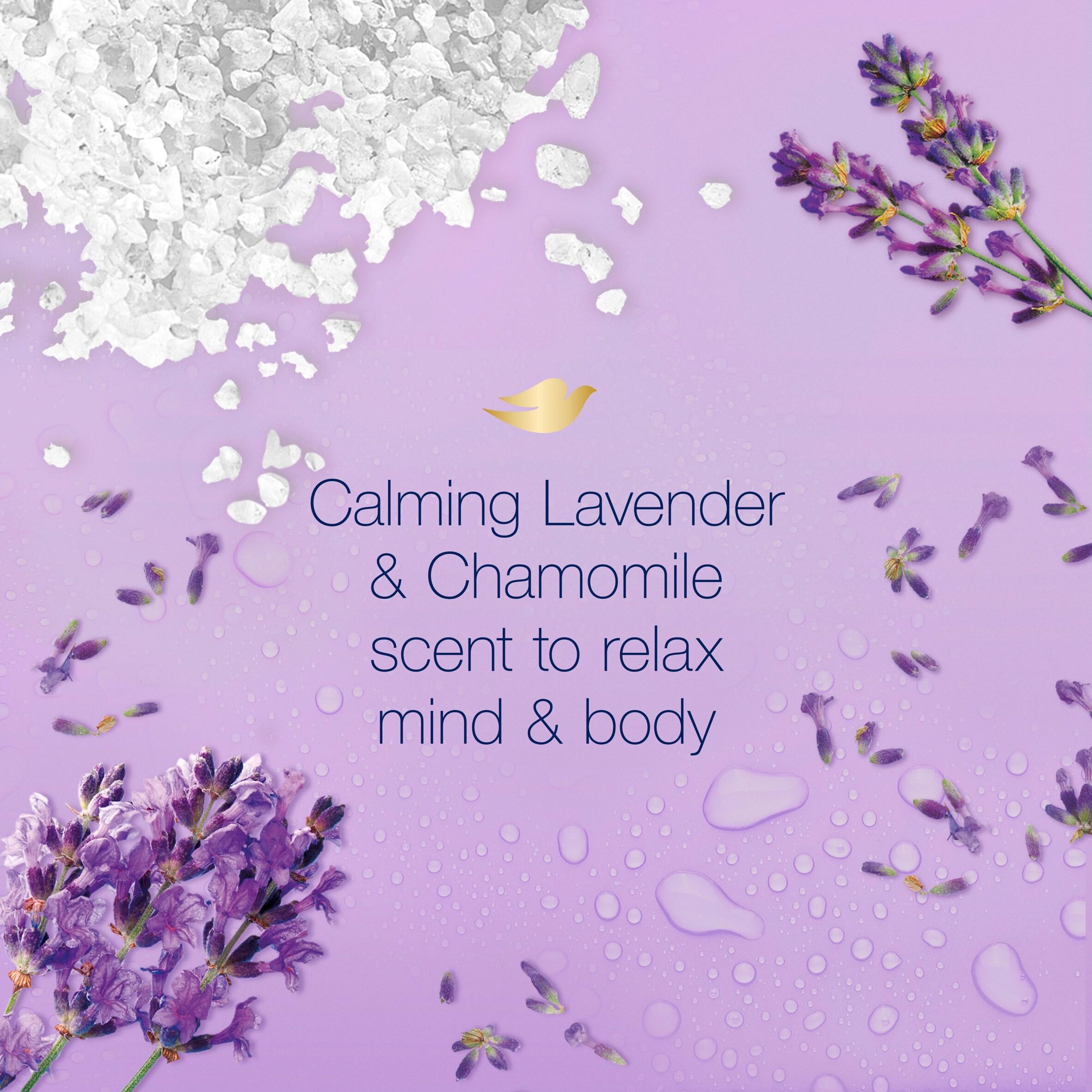 Dove Lavender & Chamomile Relaxing Care Bath Salts 900g thumbnail 3