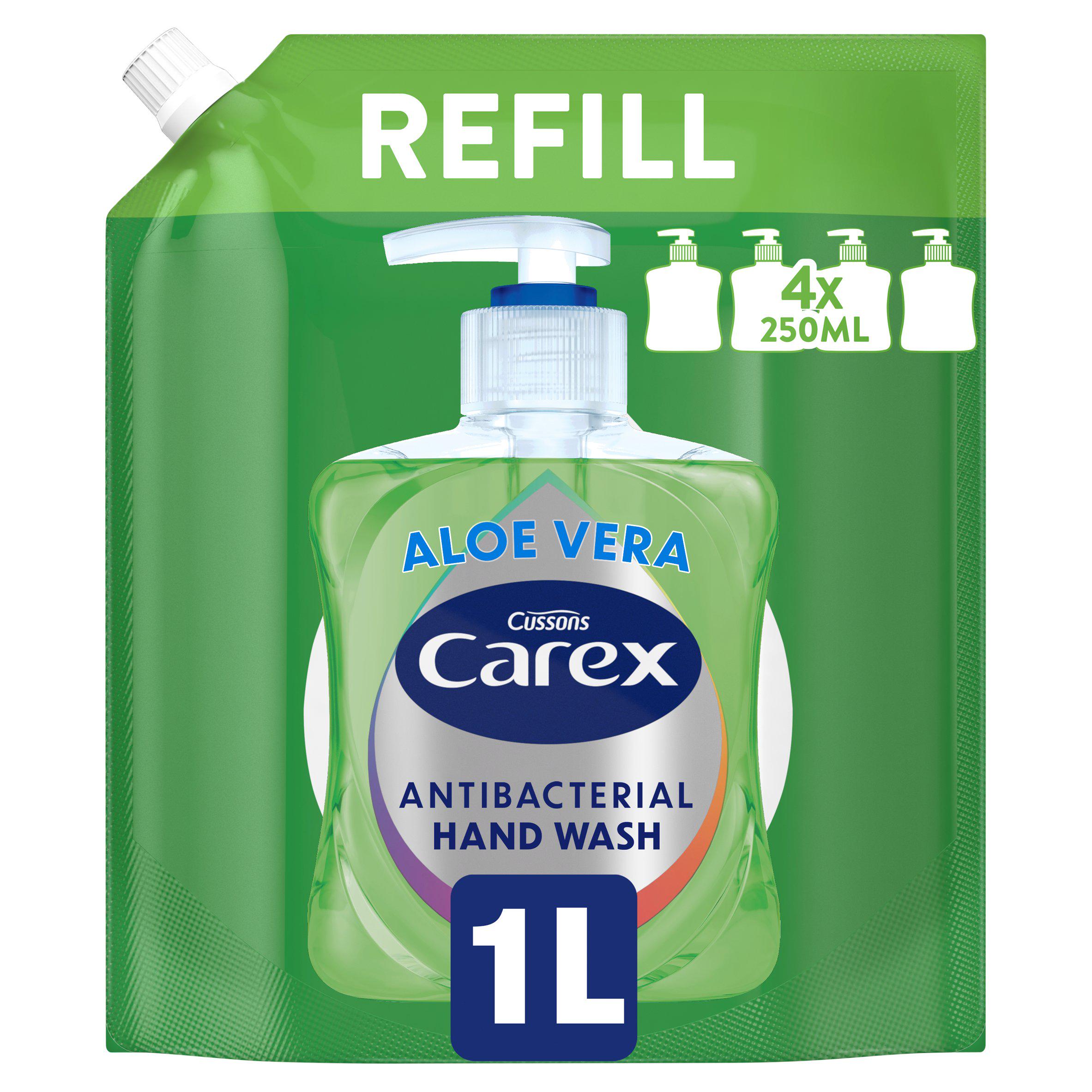 Carex 1L Aloe Vera Hand Wash Refill Pack