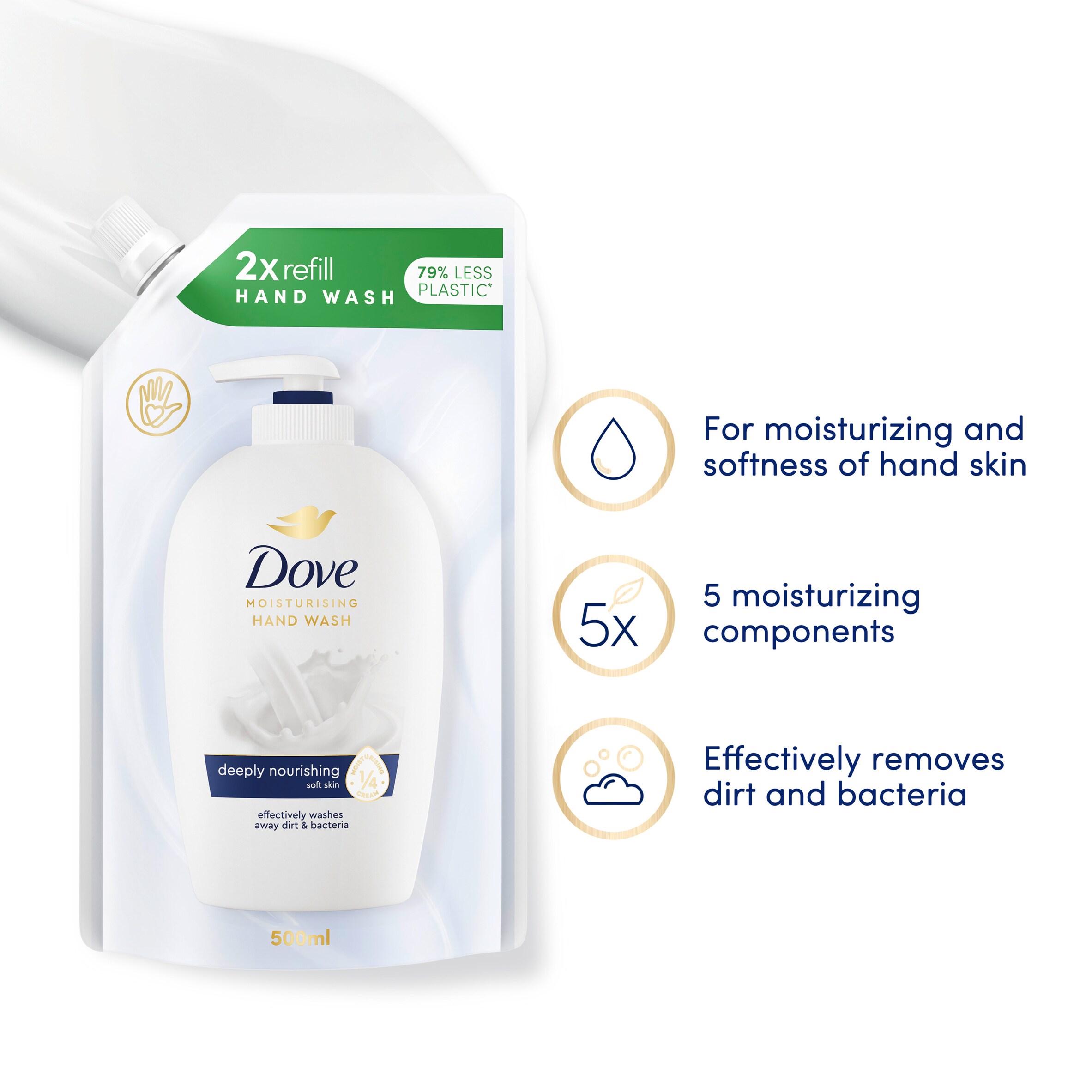 Dove Moisturising Hand Wash Soap 500ml thumbnail 3
