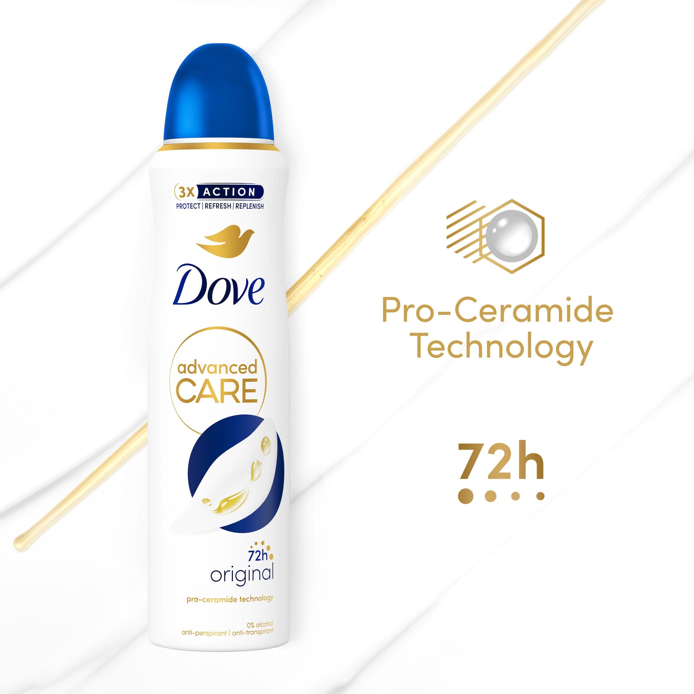 Dove Women Advanced Care 150ml Original 72h Antiperspirant Deodorant thumbnail 2
