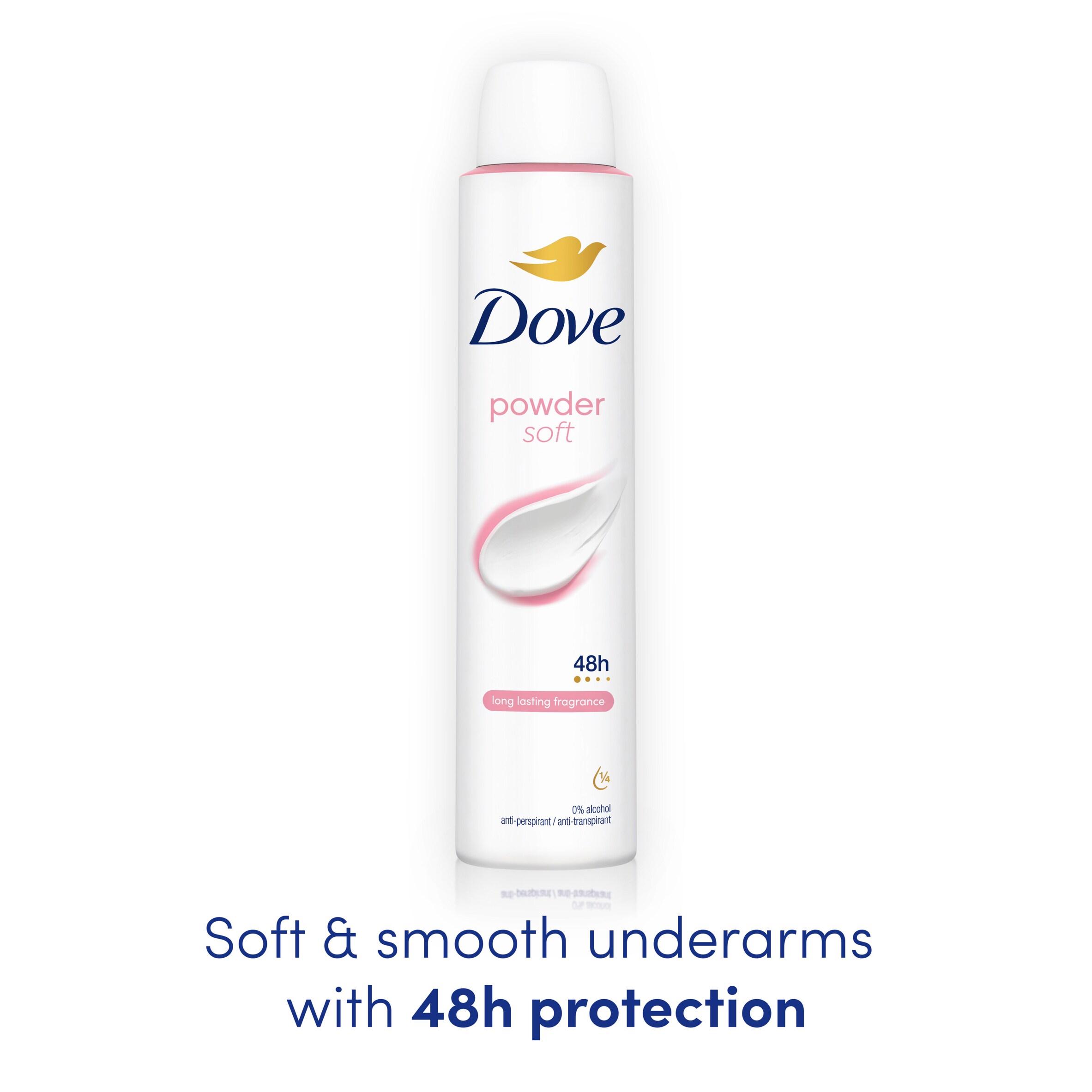 Dove Women Powder 48h Antiperspirant Deodorant 200ml thumbnail 3