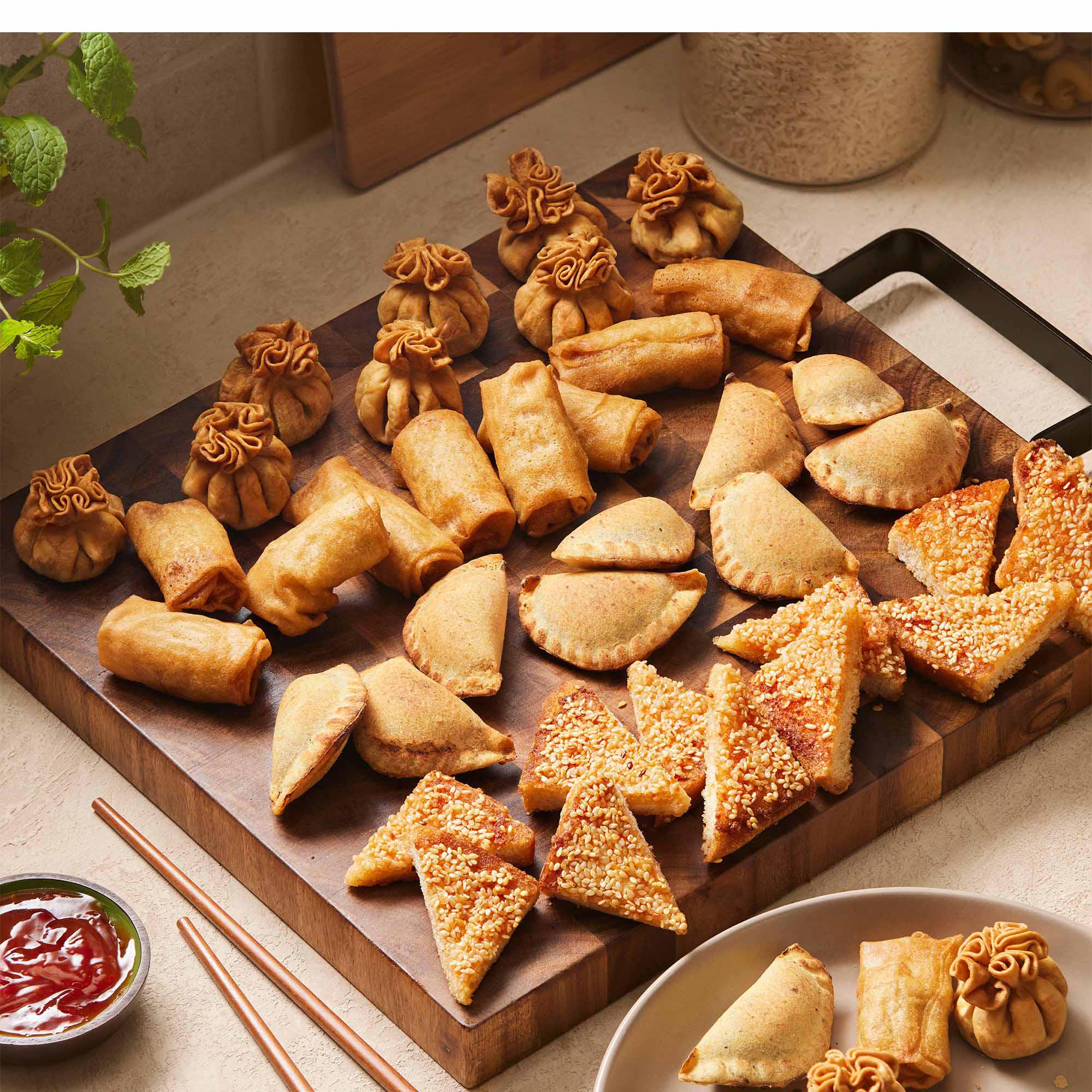 Sainsbury's 46 Piece Oriental Inspired Party Bites Selection 825g
