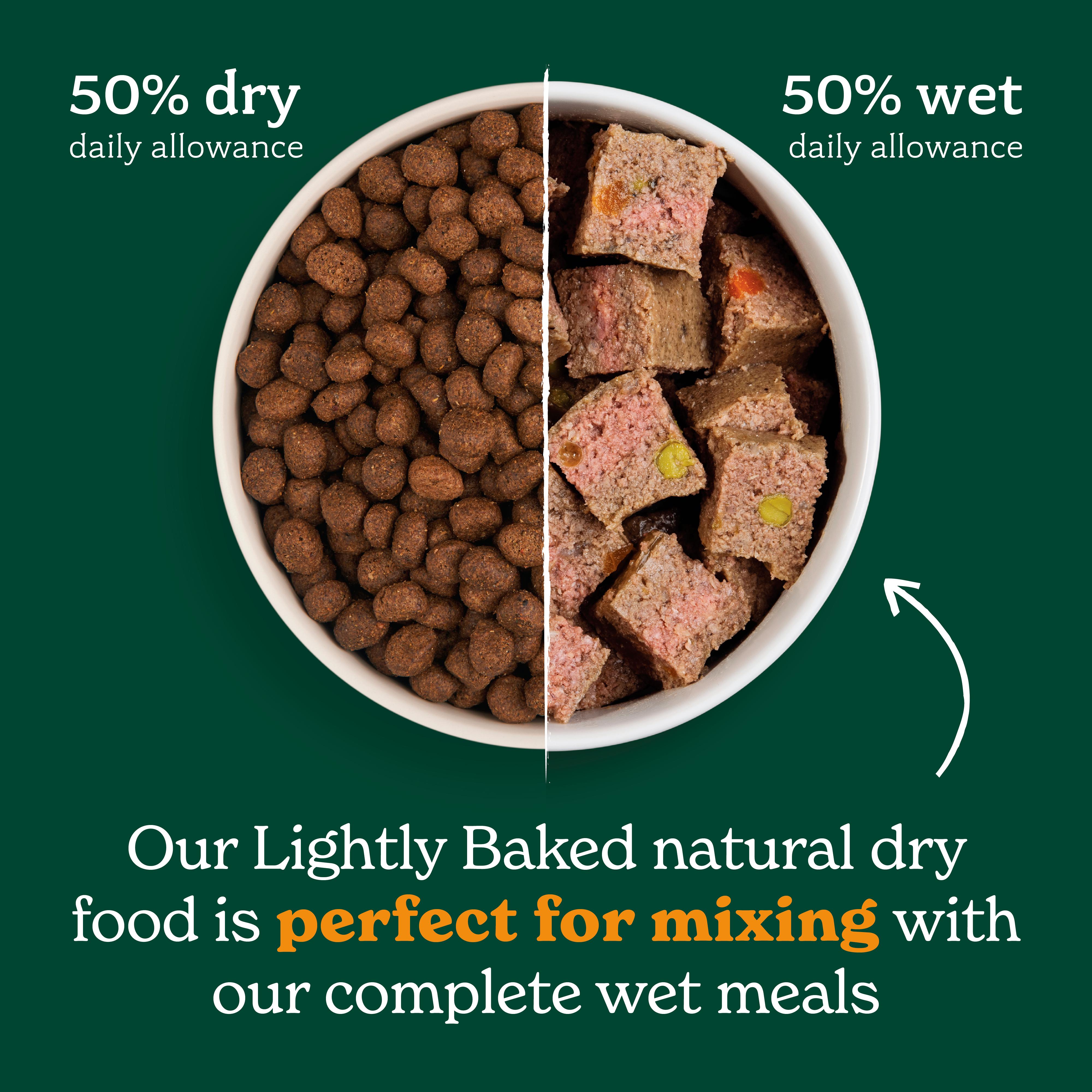 Forthglade Lightly Baked Natural Dry Dog Food Turkey Adult Dogs One Year+ 2kg thumbnail 5