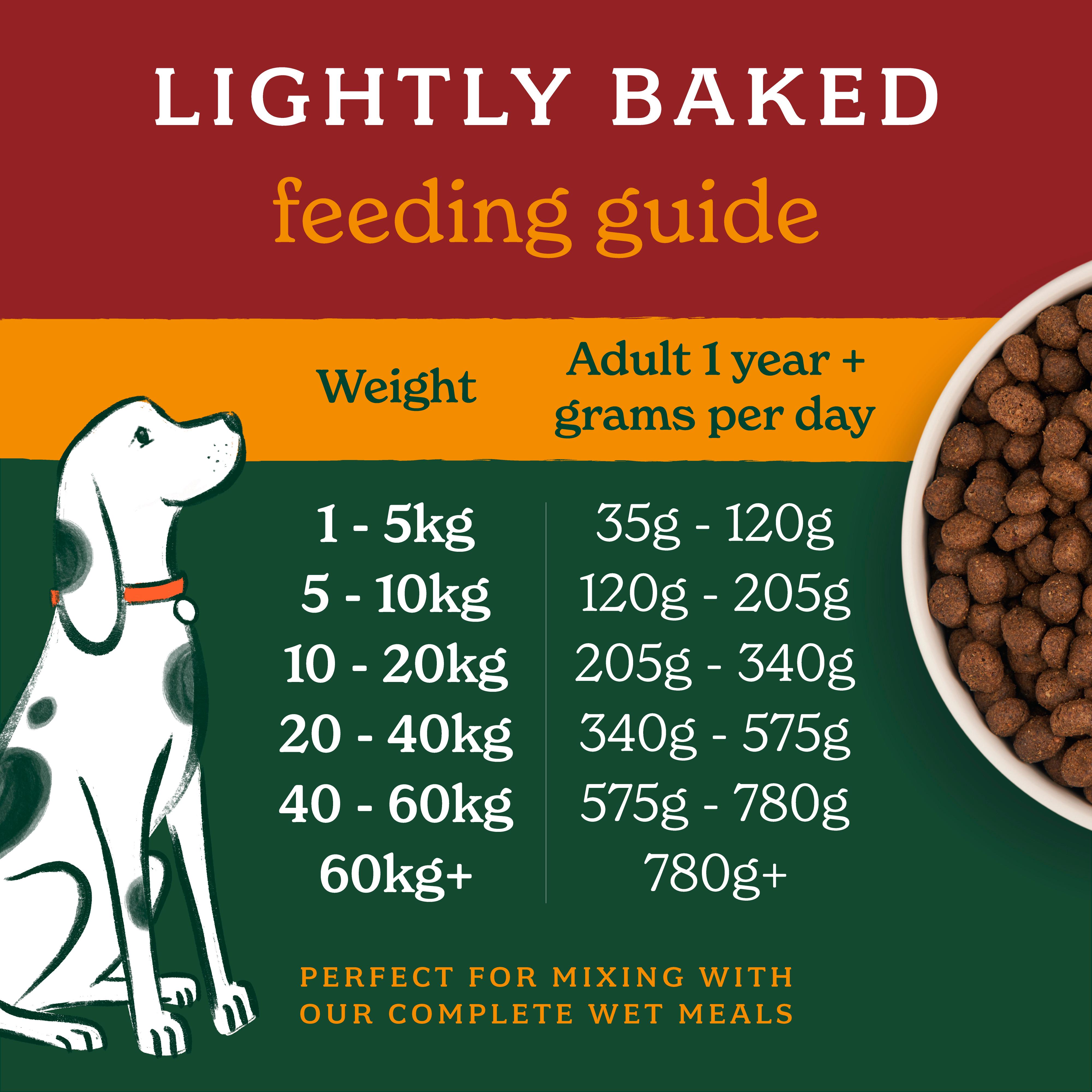 Forthglade Lightly Baked Natural Dry Dog Food Turkey Adult Dogs One Year+ 2kg thumbnail 6