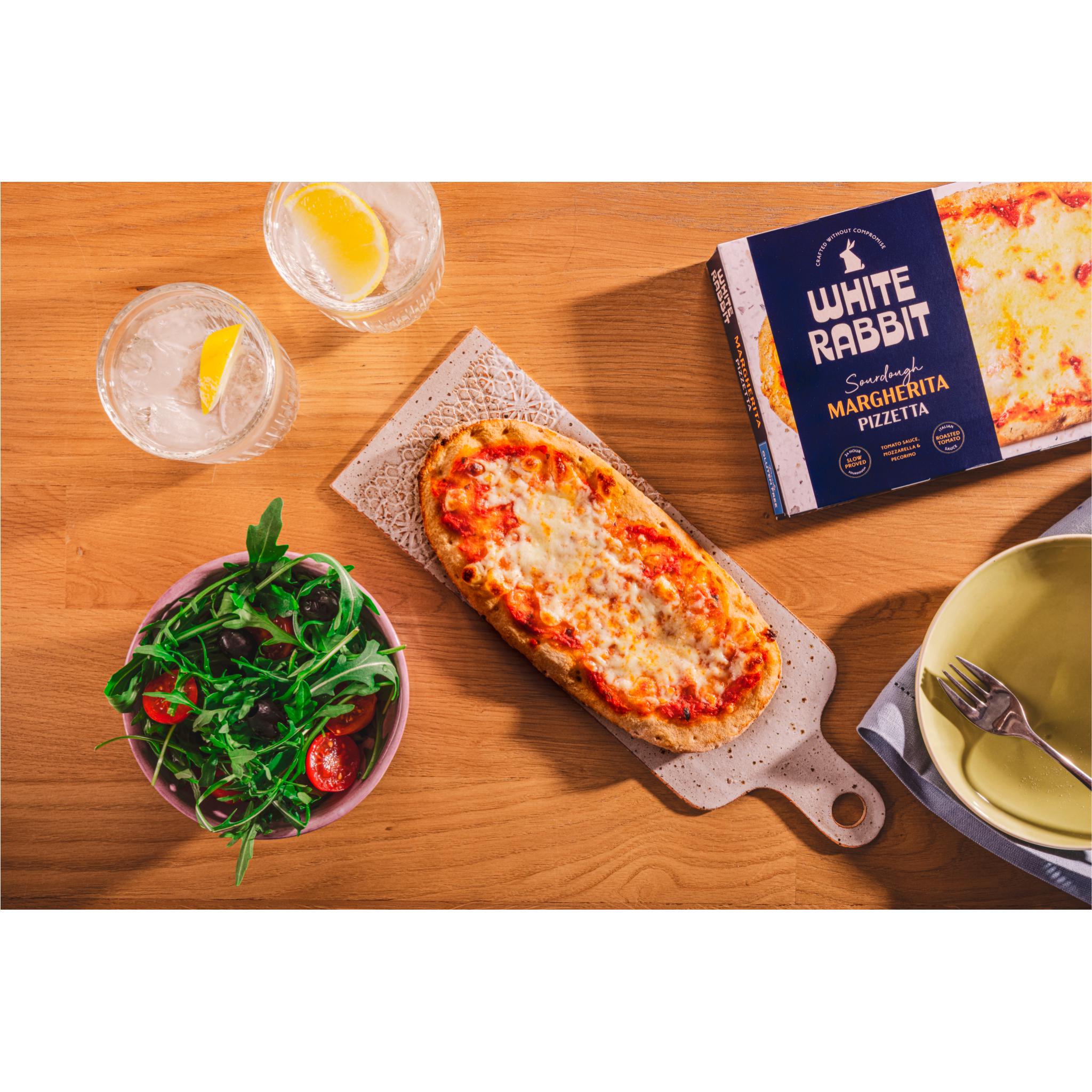 White Rabbit 175g Gluten Free Sourdough Margherita Pizzetta thumbnail 5