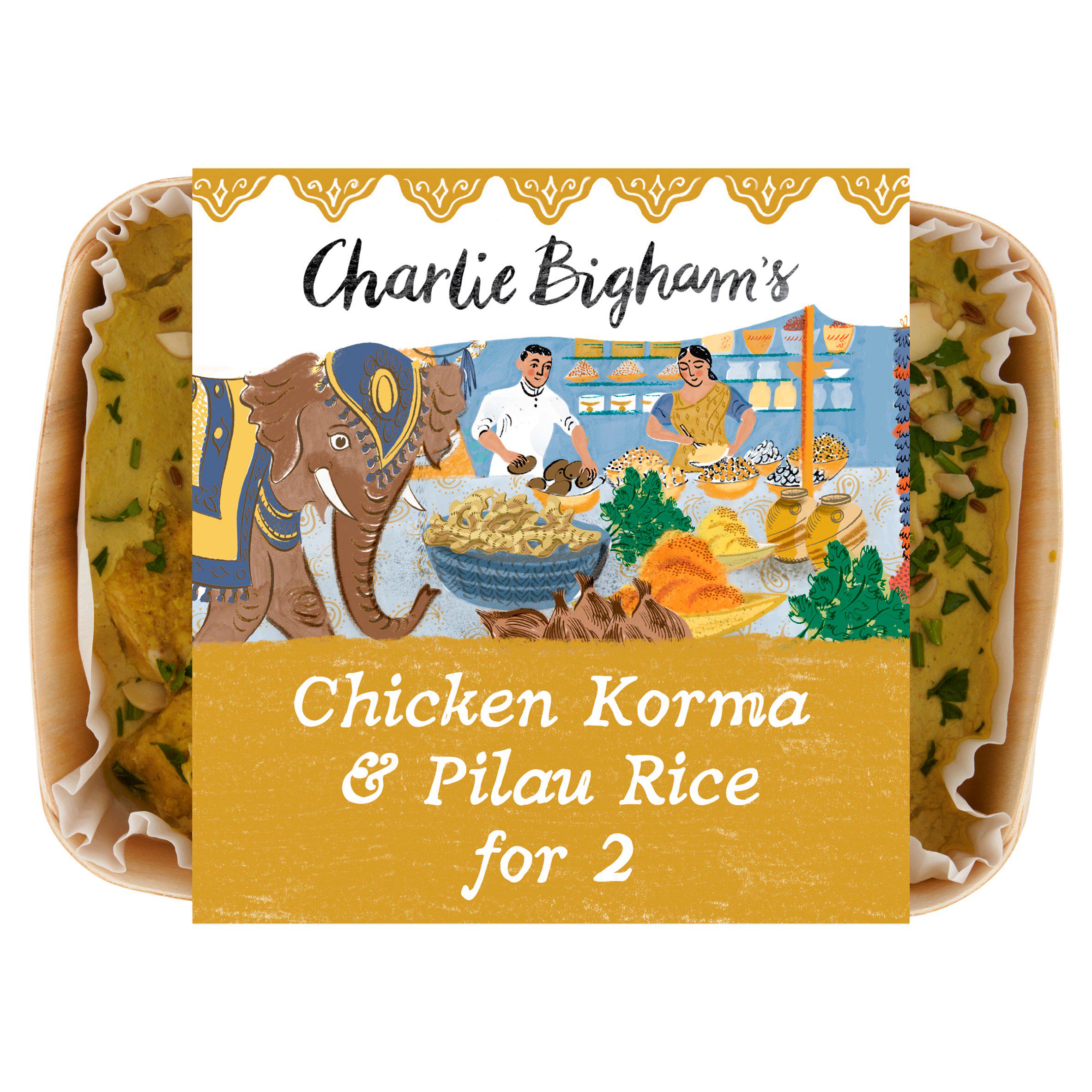 Charlie Bigham's Chicken Korma & Pilau Rice 810g