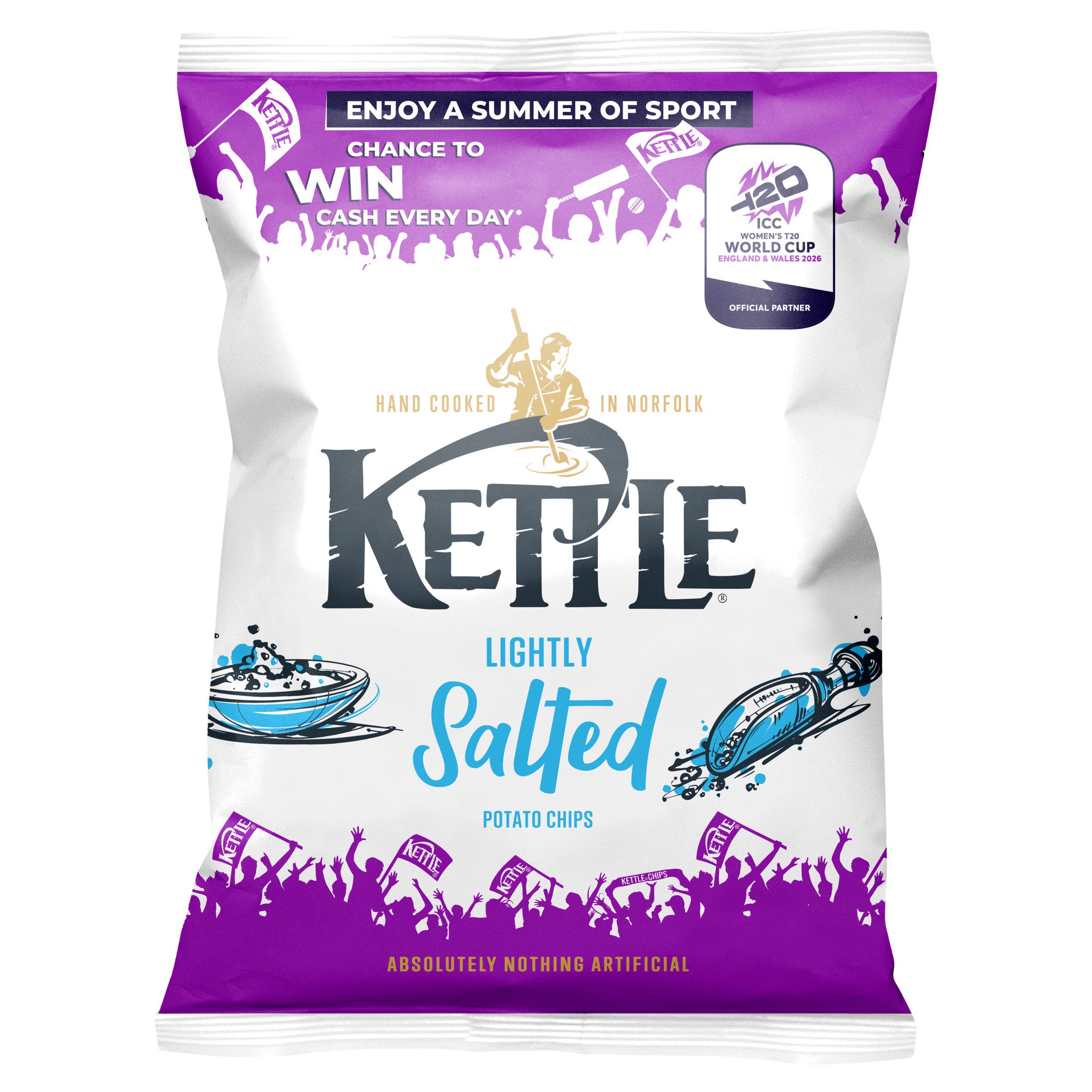 Kettle Chips Lightly Salted Sharing Crisps 130g