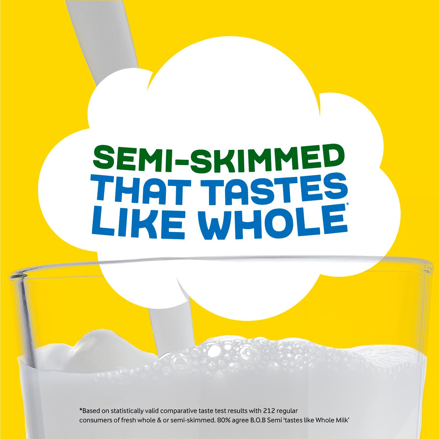 Arla BOB Semi Skimmed Milk That Tastes Like Whole 2L thumbnail 2