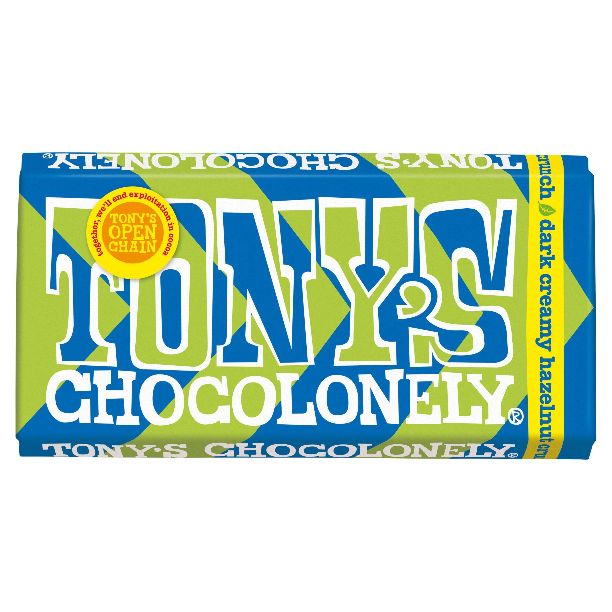 Tony's Chocolonely Dark Creamy Hazelnut Crunch