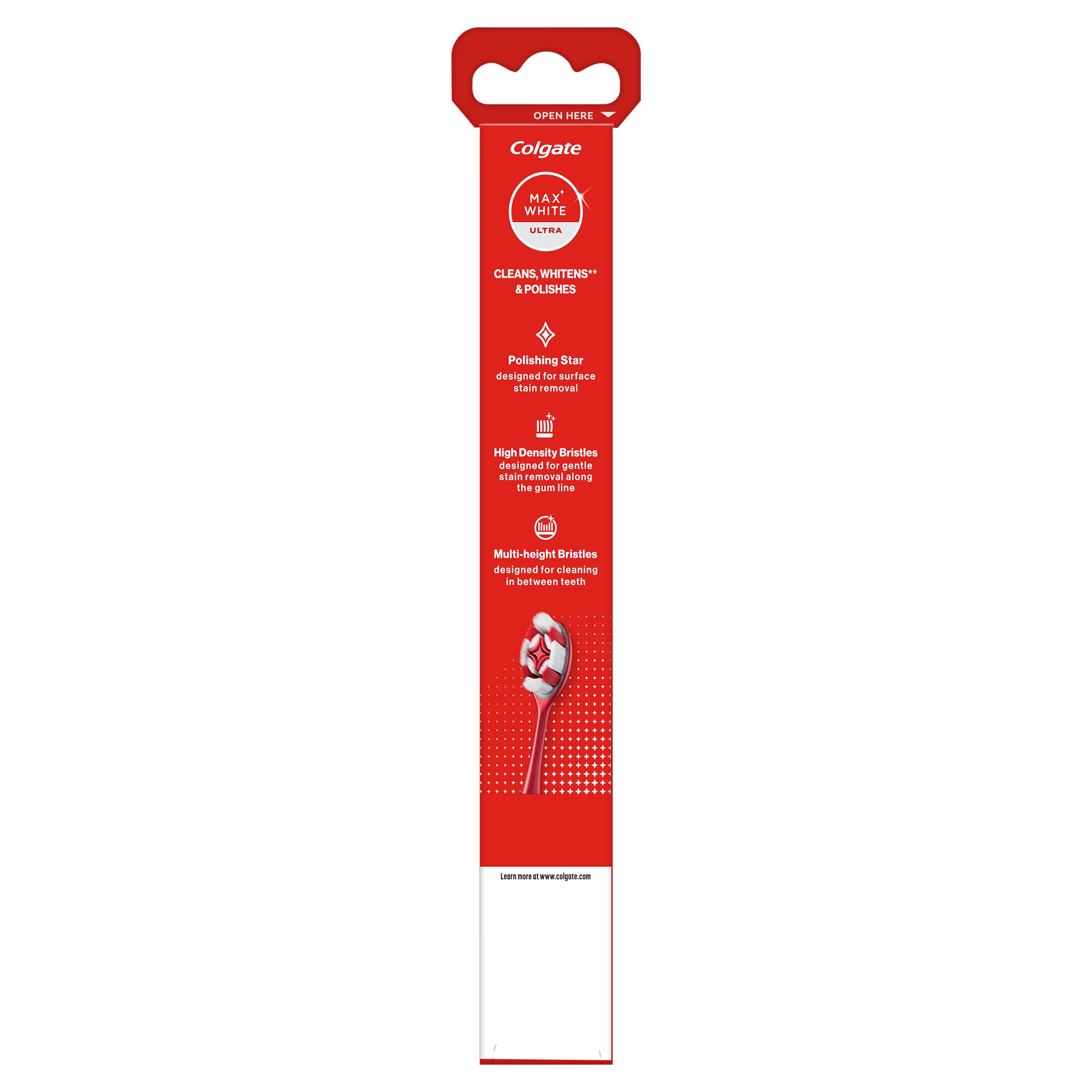 Colgate Max White Ultra Manual Toothbrush thumbnail 2