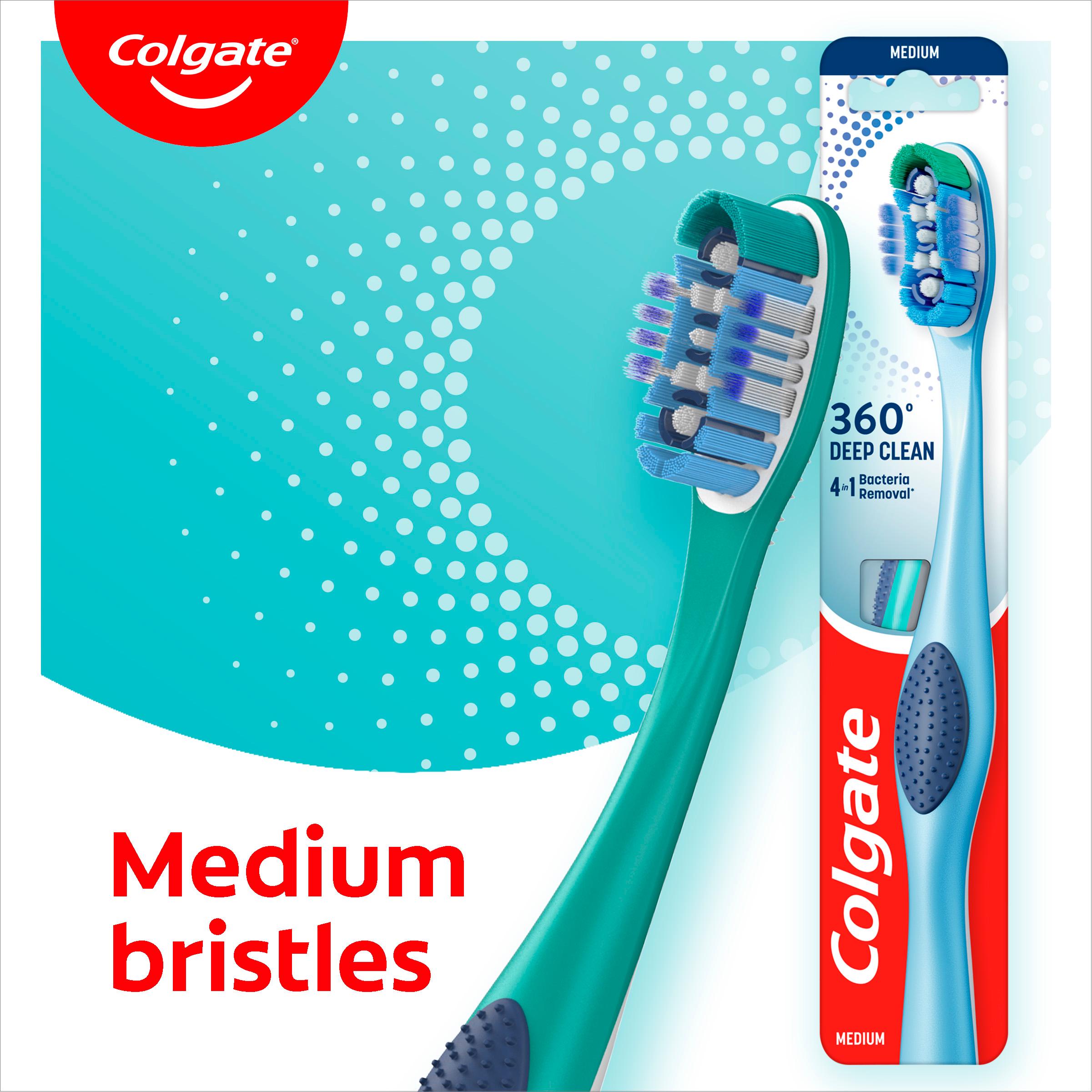 Colgate 360 Deep Clean Soft Toothbrush x4 thumbnail 3