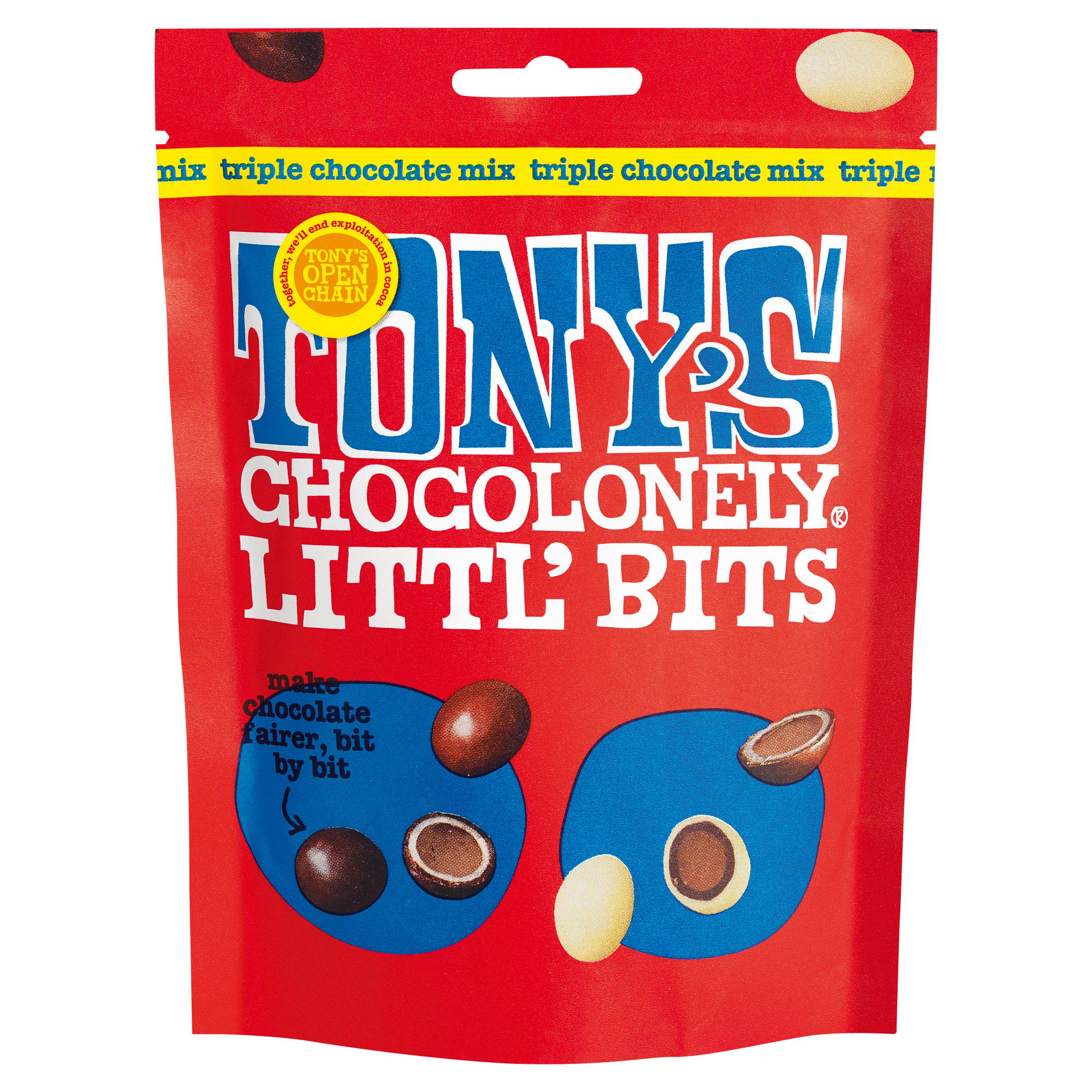 Tony's Chocolonely Littl' Bits Triple Chocolate Mix