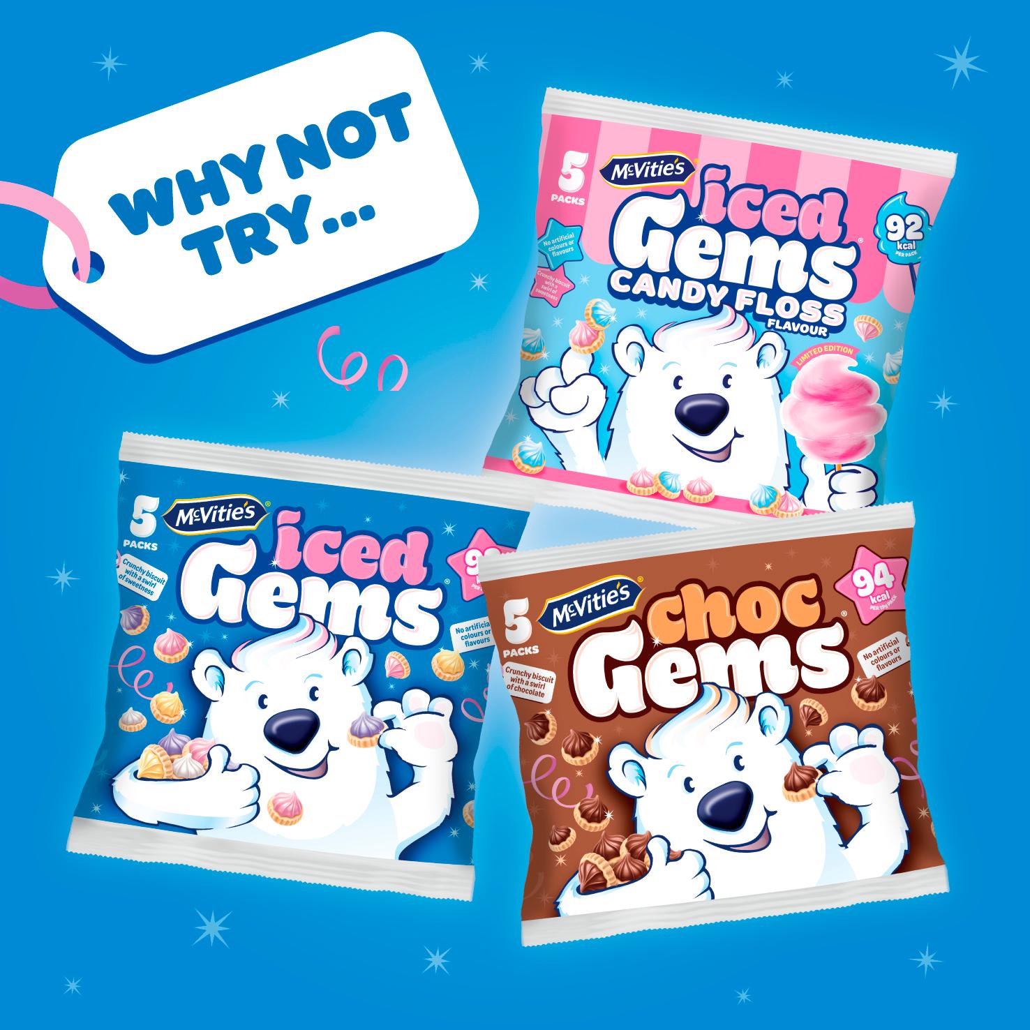 McVitie's Iced Gems Multipack Biscuits 5x23g thumbnail 4