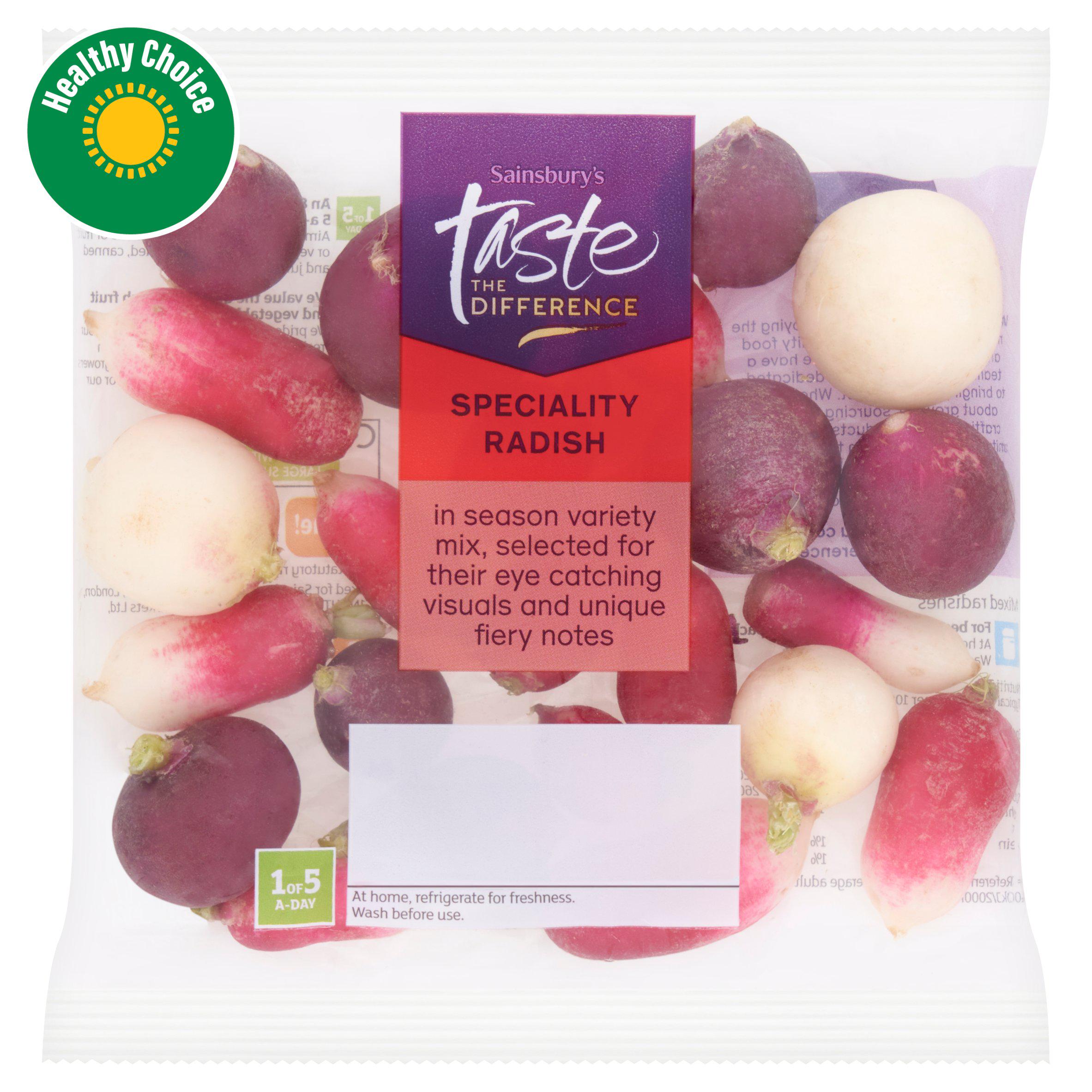 Sainsbury's Speciality Radish, Taste the Difference 200g