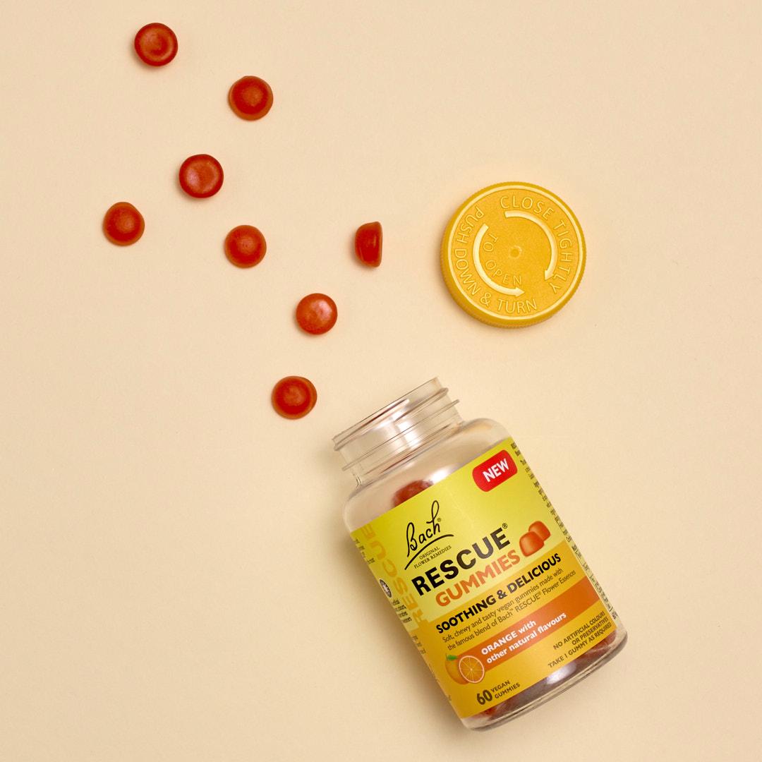 Bach Rescue Vegan Gummies Orange with Other Natural Flavours x60 thumbnail 4