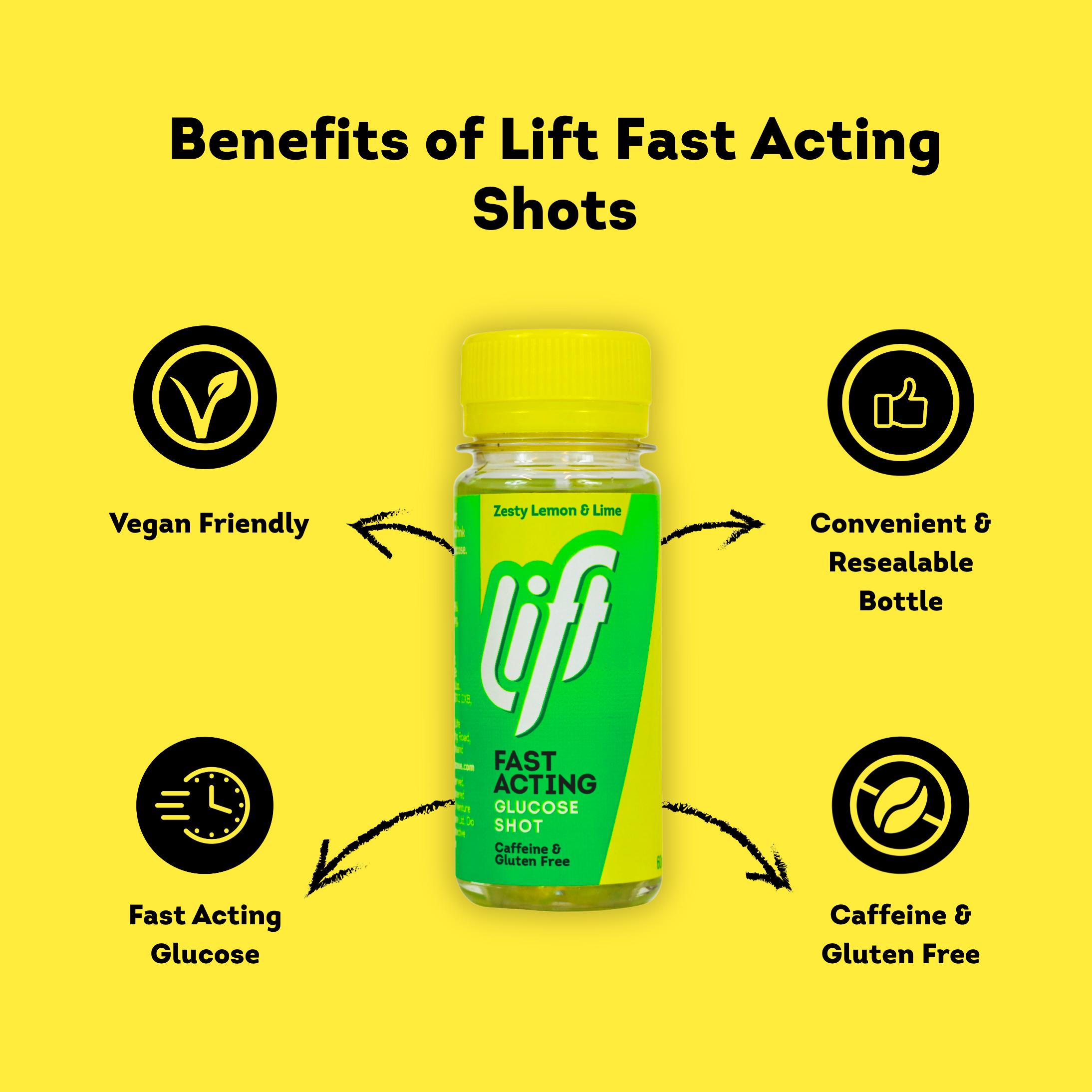 Lift Glucose Juice Lemon & Lime Shot 60ml thumbnail 3