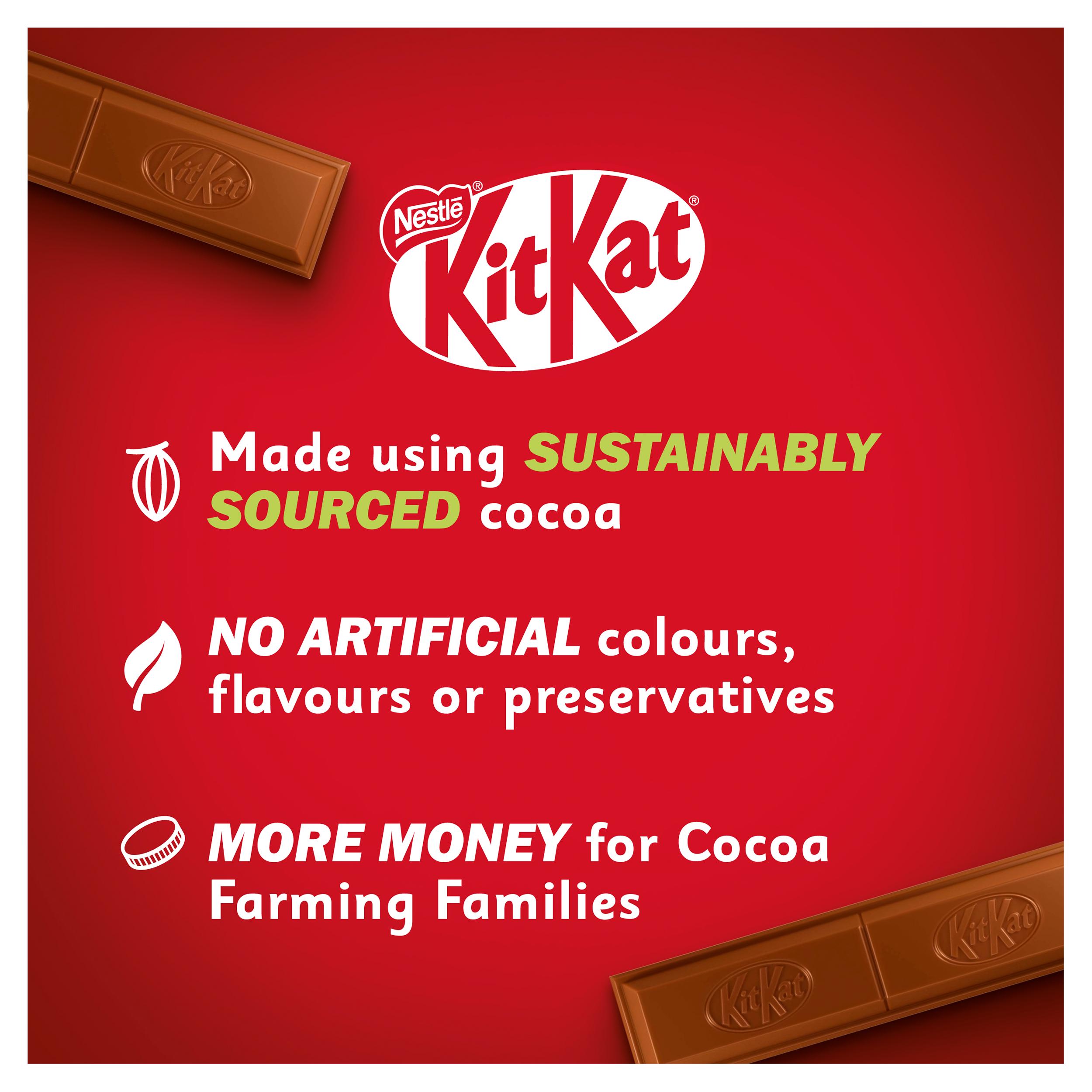 KitKat Chunky Peanut Butter Chocolate Bar Multipack x4 34g thumbnail 3