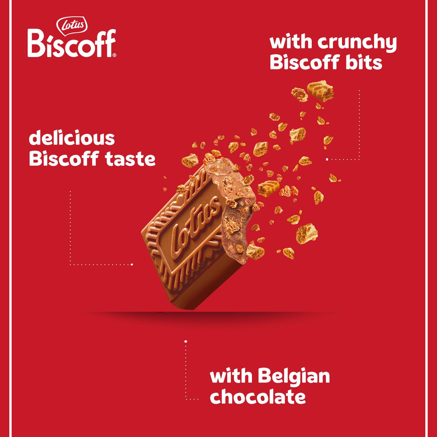 Lotus Biscoff Milk Chocolate with Biscoff Crumbs 180g thumbnail 2
