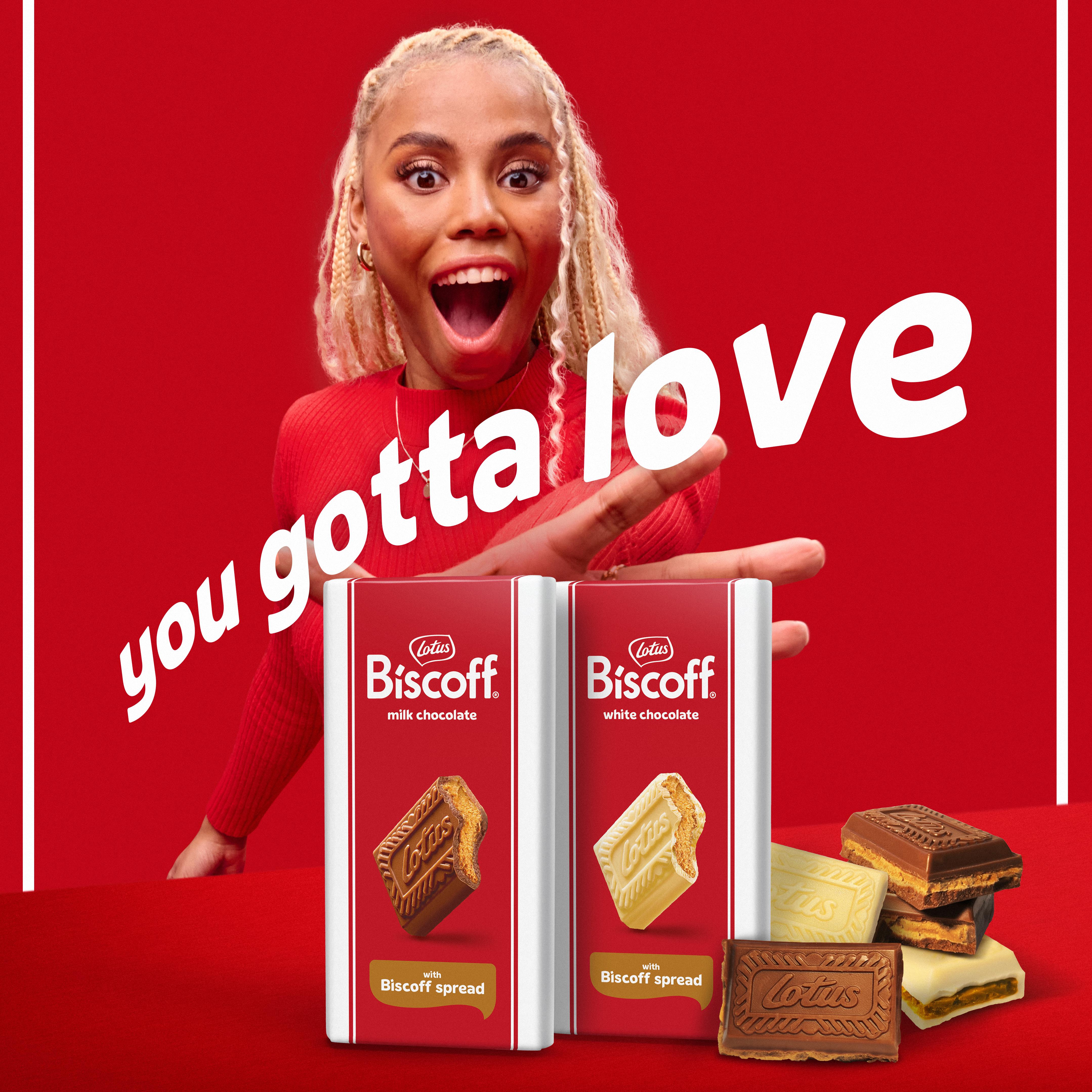 Lotus Biscoff White Chocolate with Biscoff Cream 180g thumbnail 2