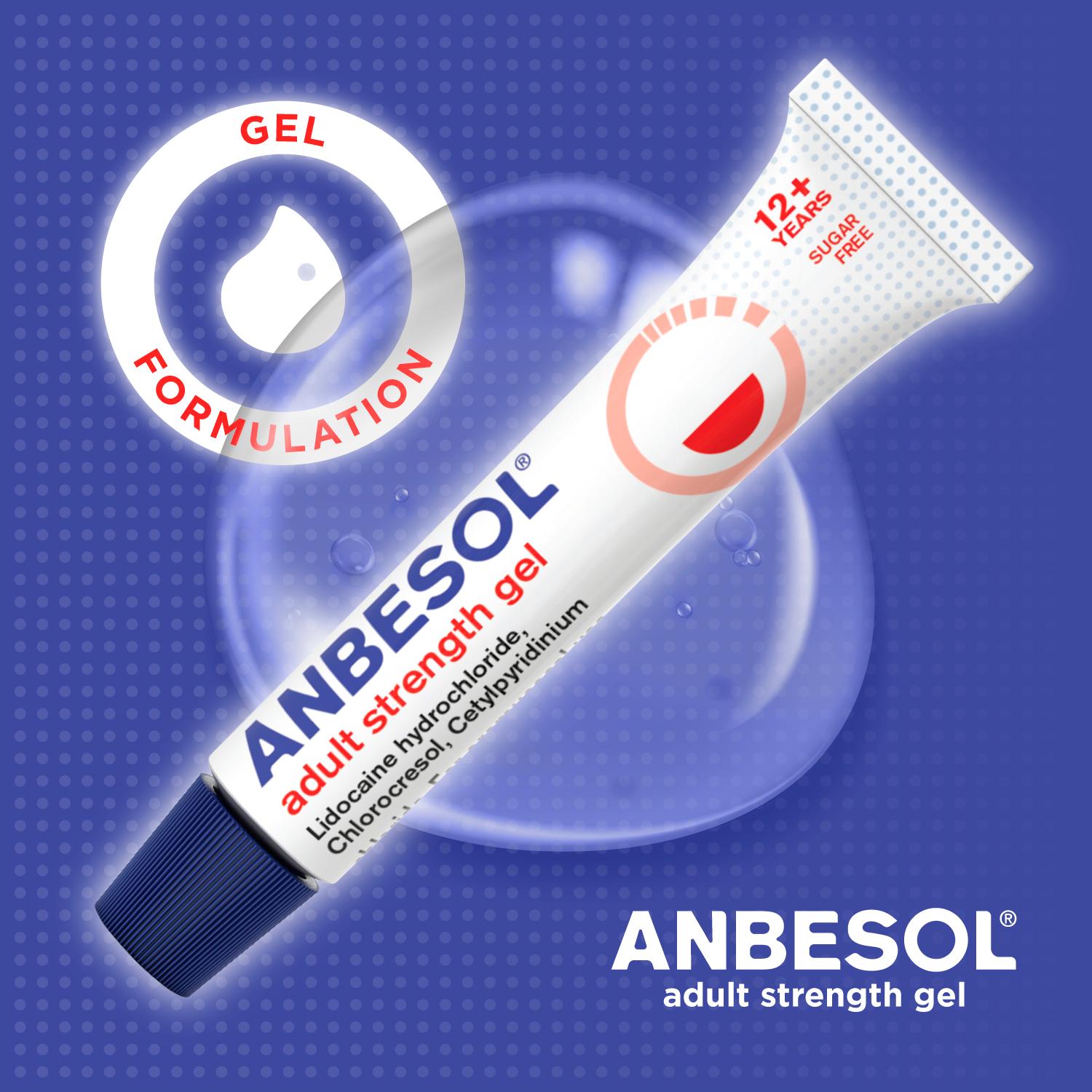 Anbesol Adult Strength Gel 10g thumbnail 2