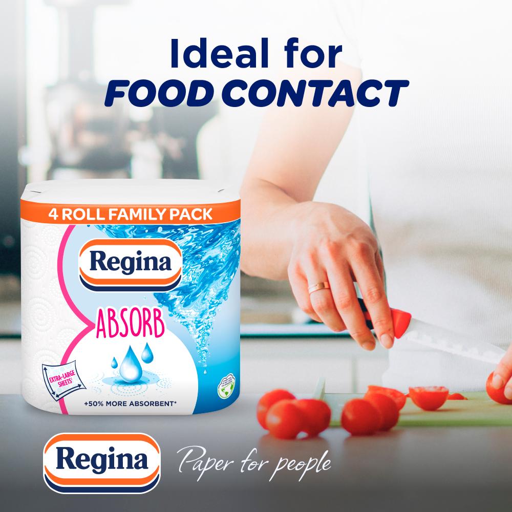 Regina Absorb Kitchen Towel Rolls x4 thumbnail 3