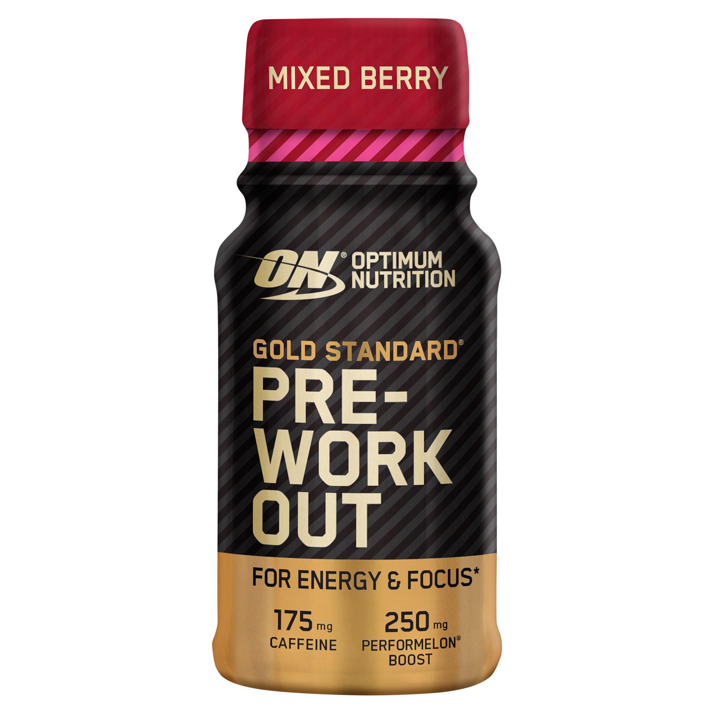 Optimum Nutrition Gold Standard Pre-Workout Shot Mixed Berry 60ml
