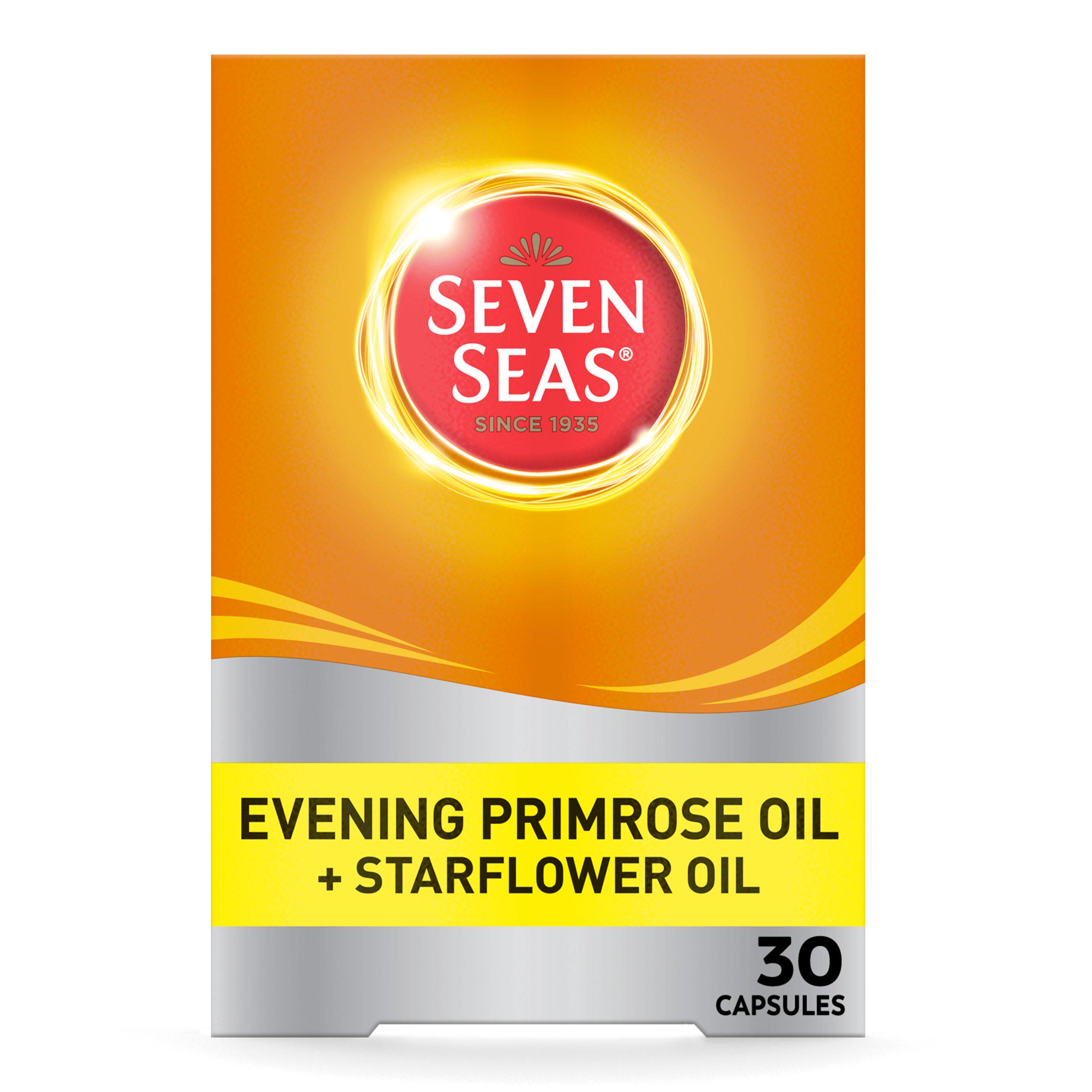 Seven Seas Evening Primrose Oil & Starflower Oil 1000mg Capsules
