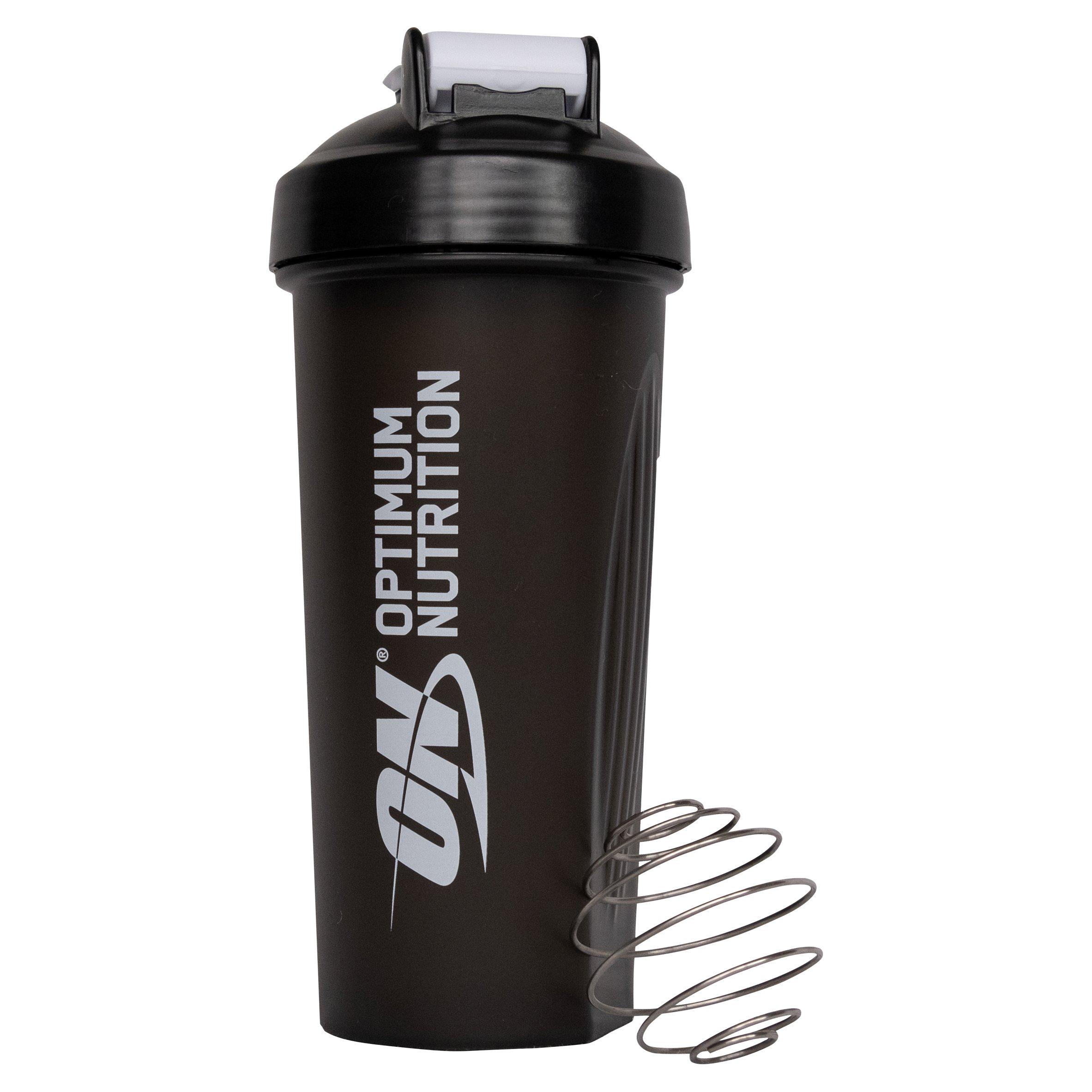 Optimum Nutrition Shaker with Stainless Steel Mixing Ball Black 600ml