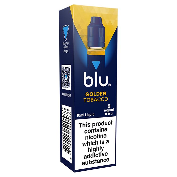 blu Vape Liquid Refill Golden tobacco 9mg thumbnail 2