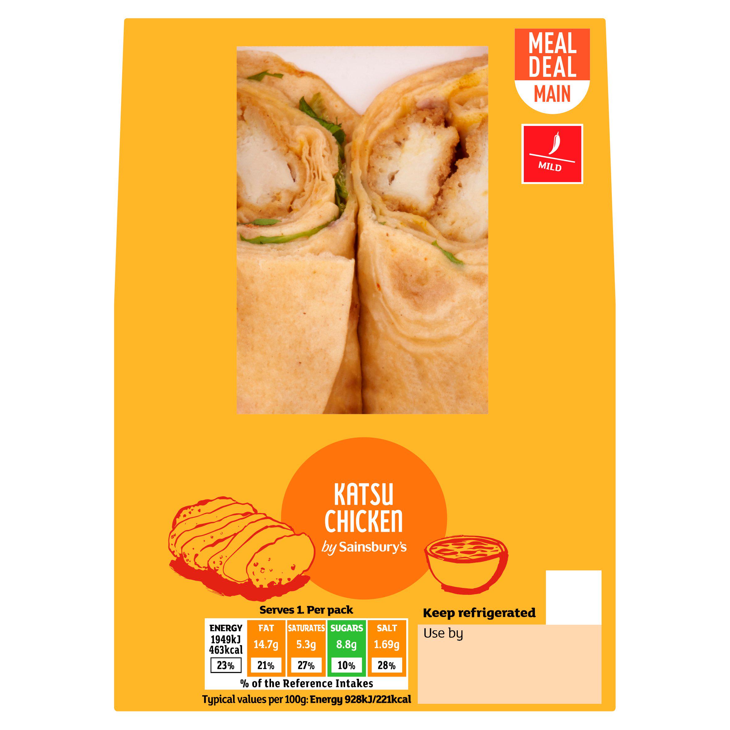 Sainsbury's Katsu Chicken Wrap