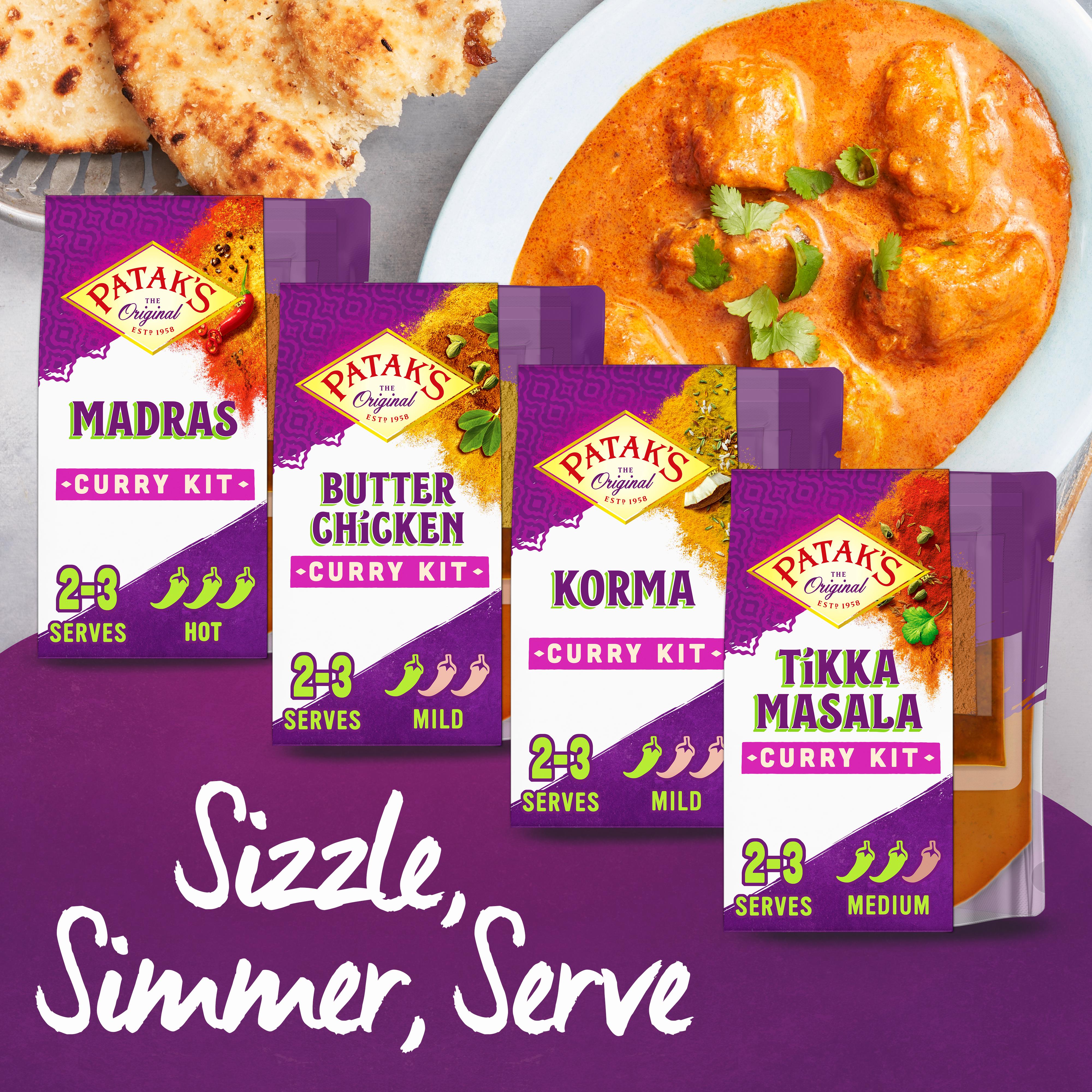 Patak's Old Delhi Style Butter Chicken Curry Sauce Kit 270g thumbnail 3