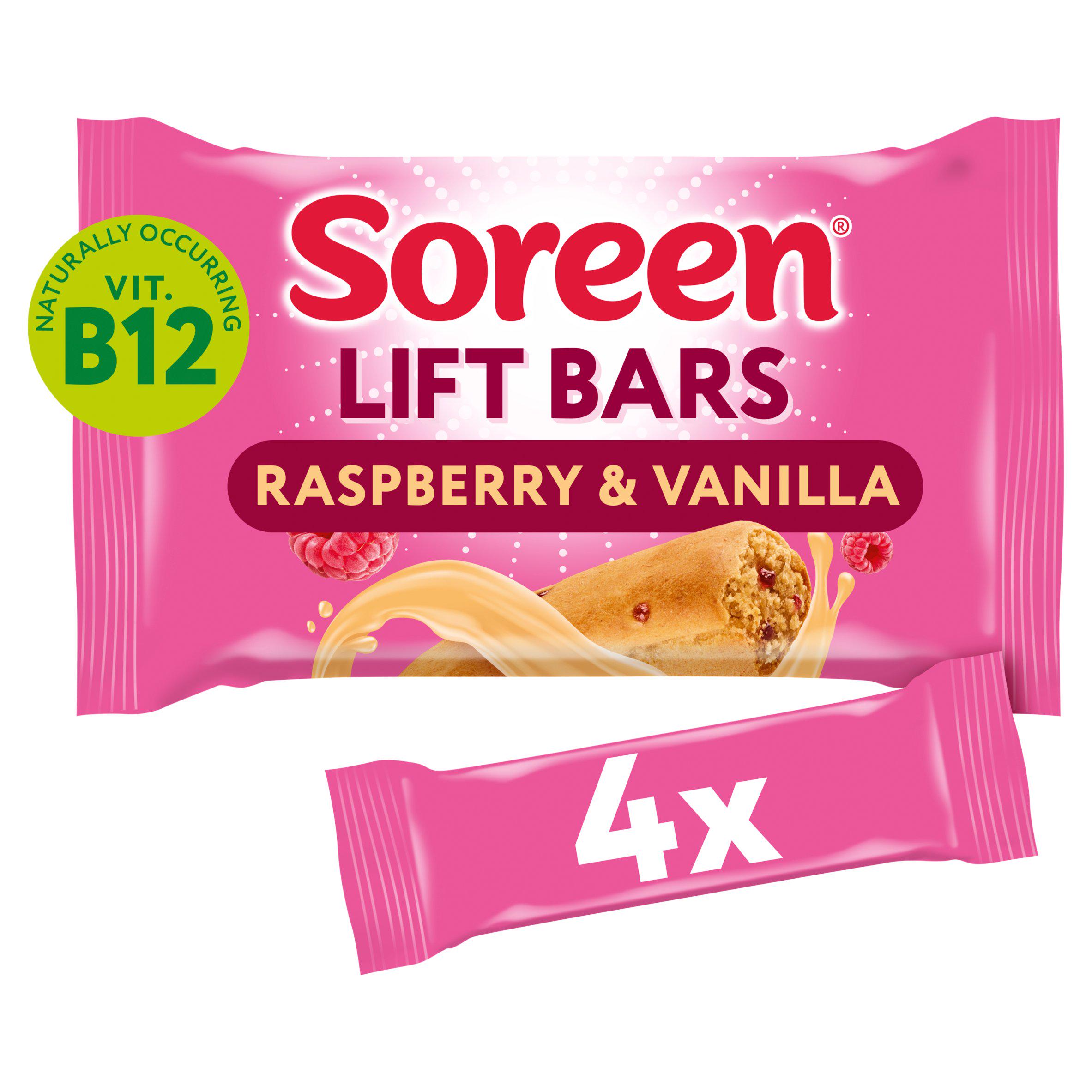 Soreen Lift Bars Raspberry and Vanilla