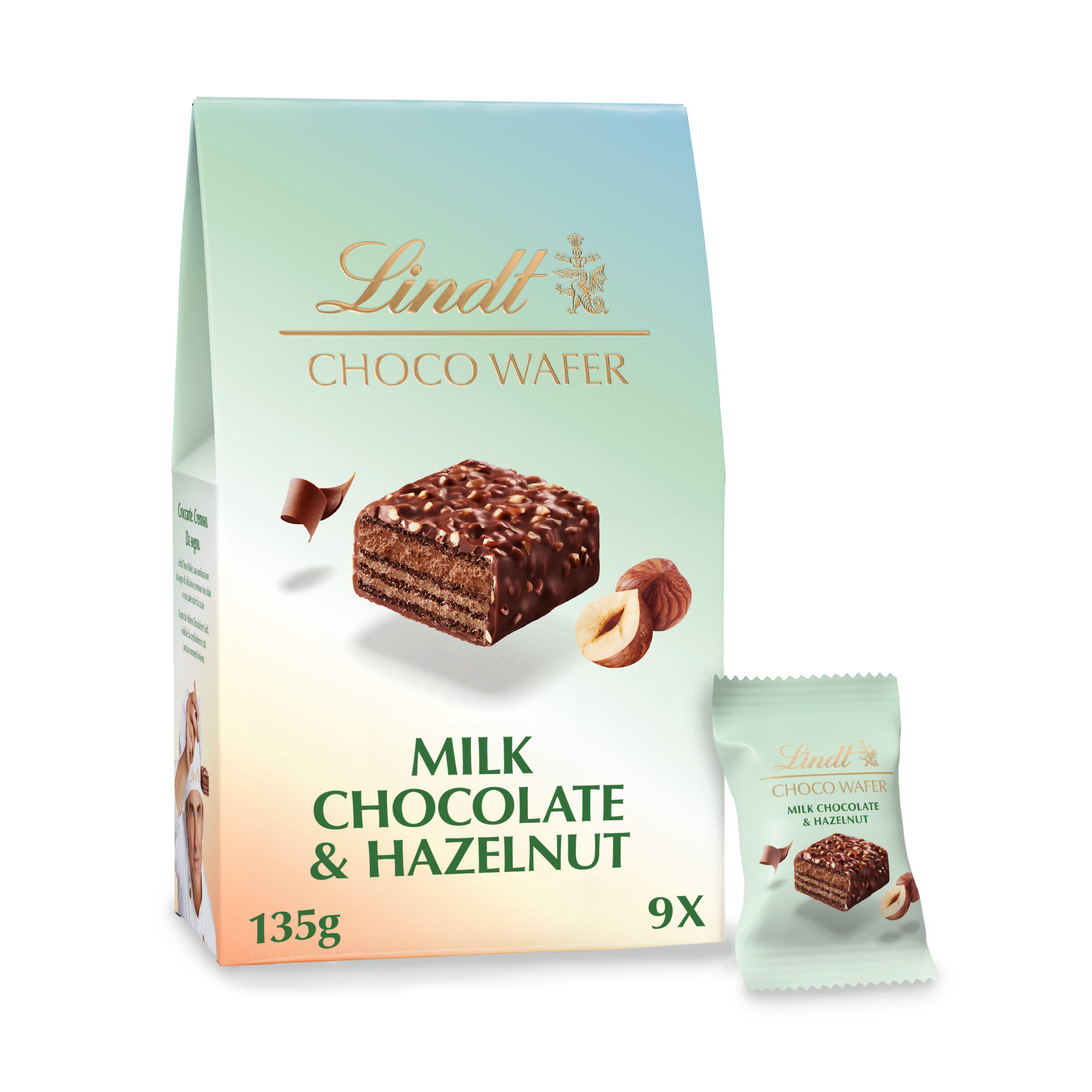 Lindt CHOCO WAFER Milk Chocolate & Hazelnut Sharing Box