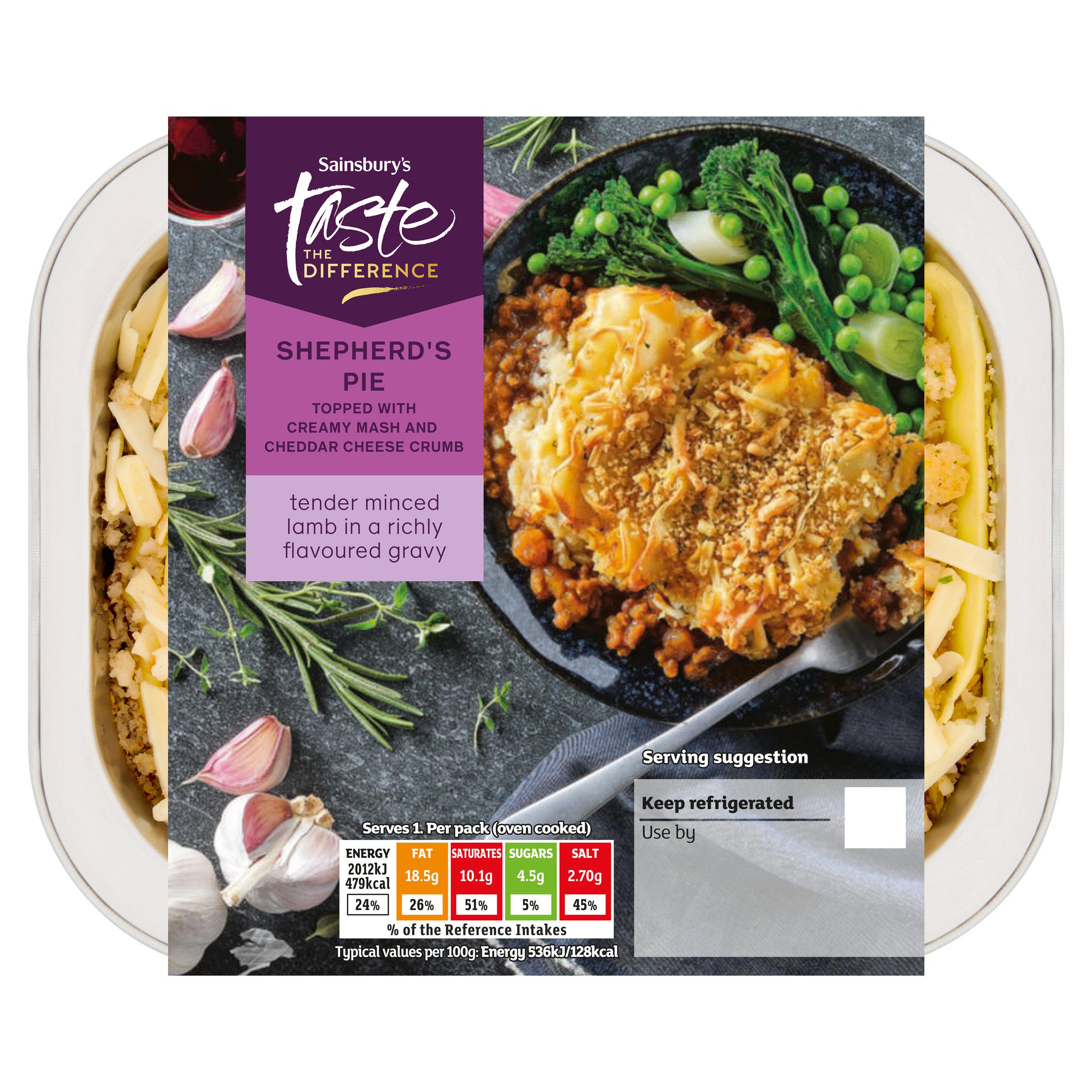 Sainsbury's Shepherd's Pie, Taste the Difference 400g (Serves 1)