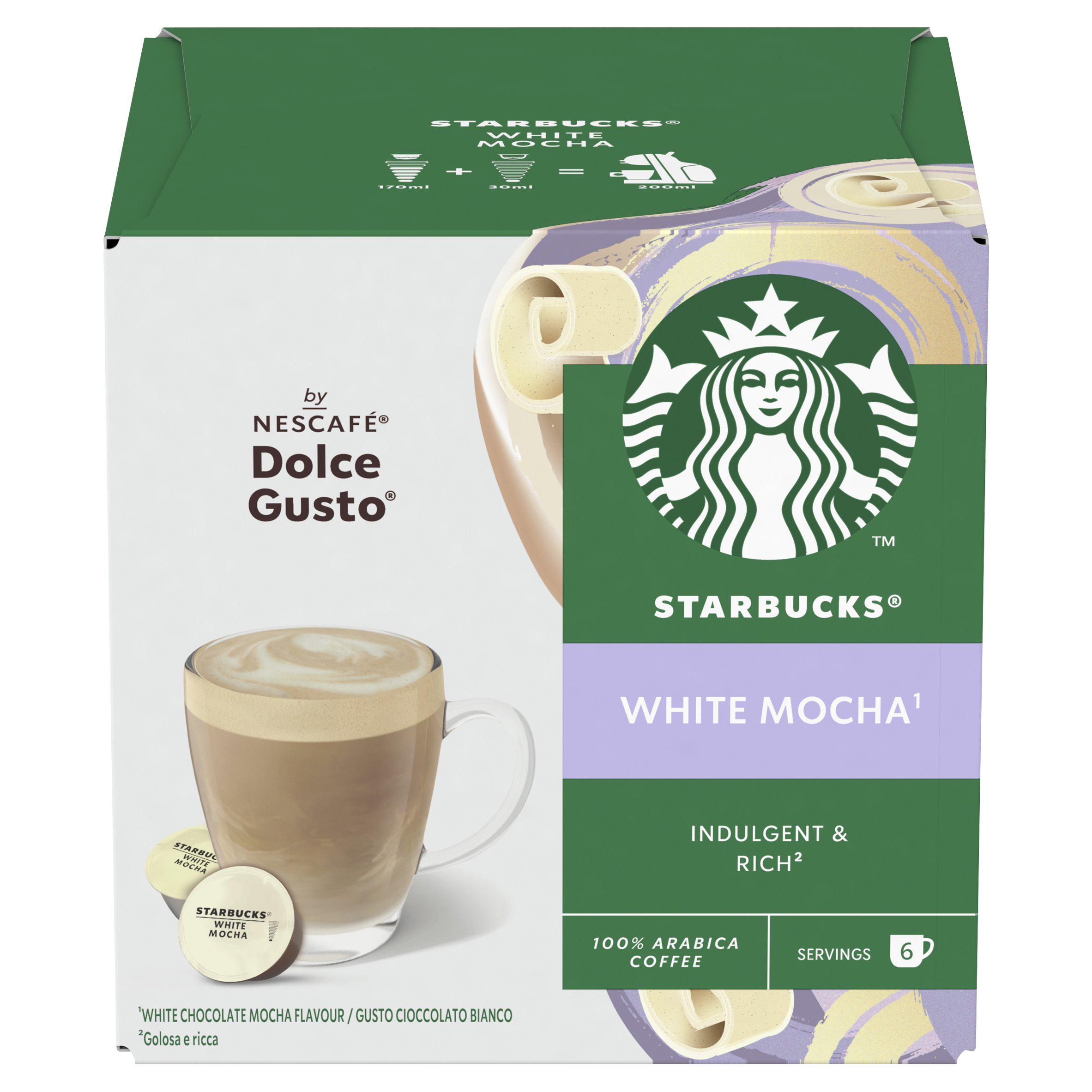 Starbucks by Nescafe Dolce Gusto White Mocha 6 Drinks