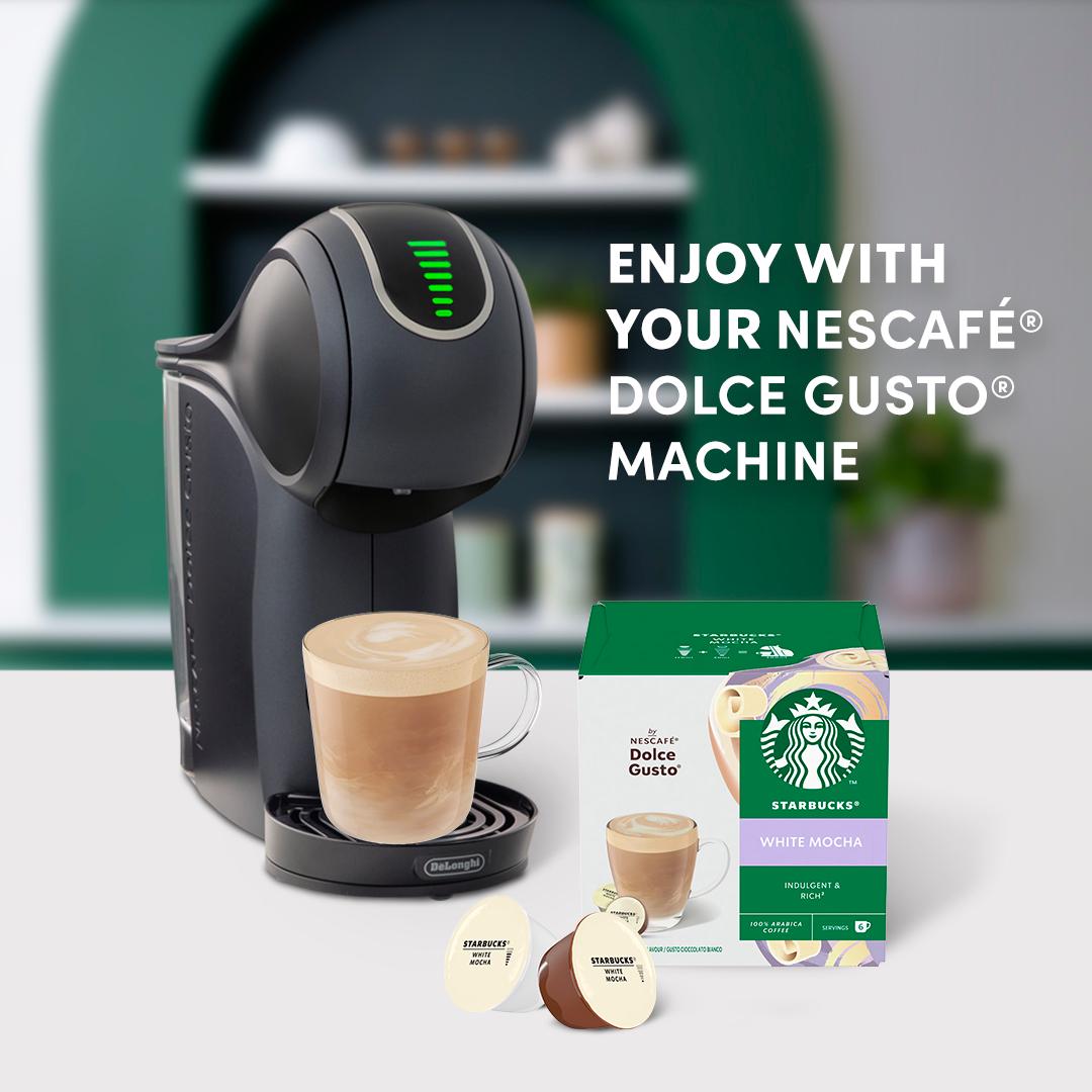 Starbucks by Nescafé Dolce Gusto White Mocha Coffee Pods 6 Drinks, x12 thumbnail 2